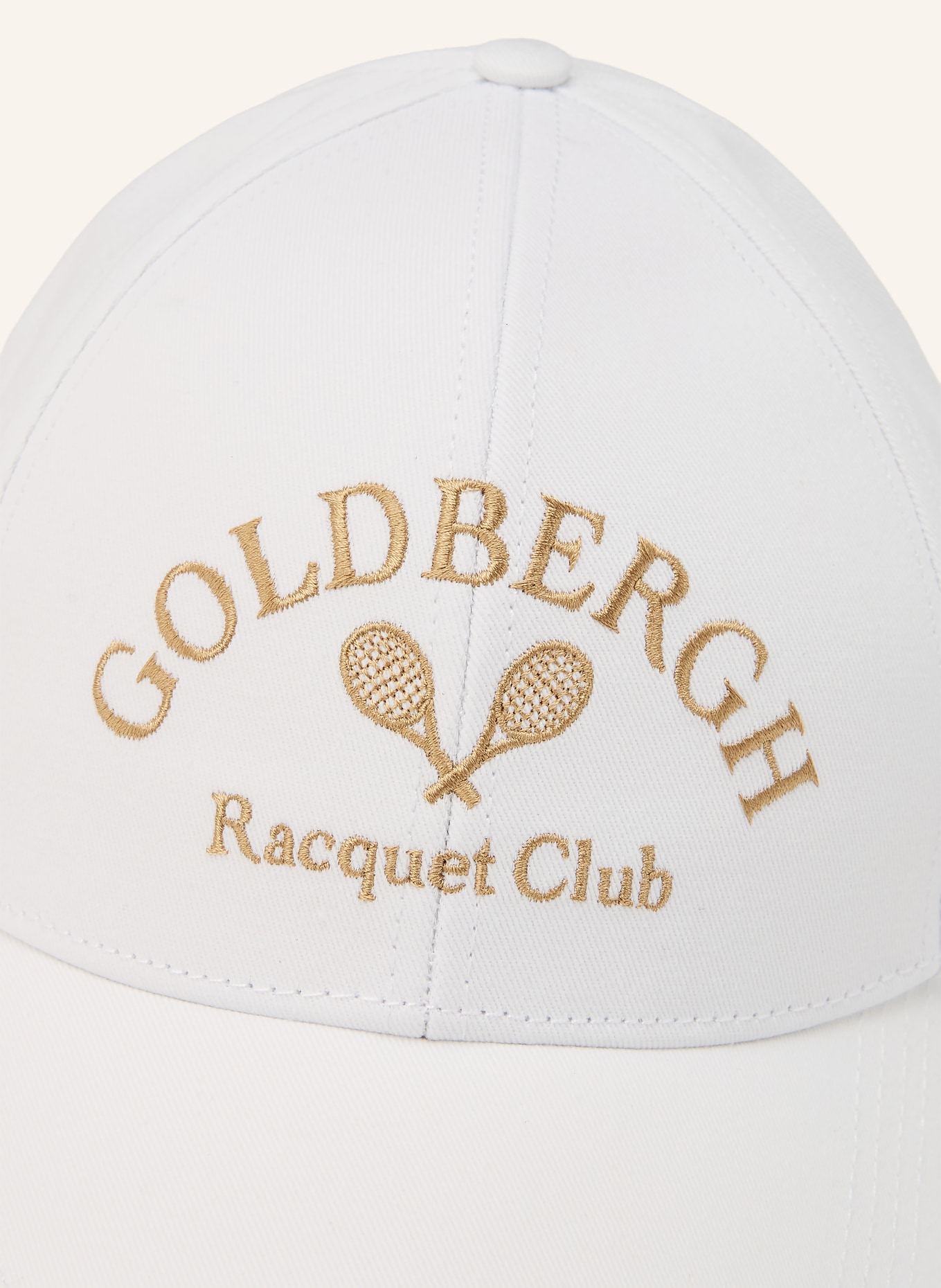 GOLDBERGH Cap BELLINA: WHITE / GOLD