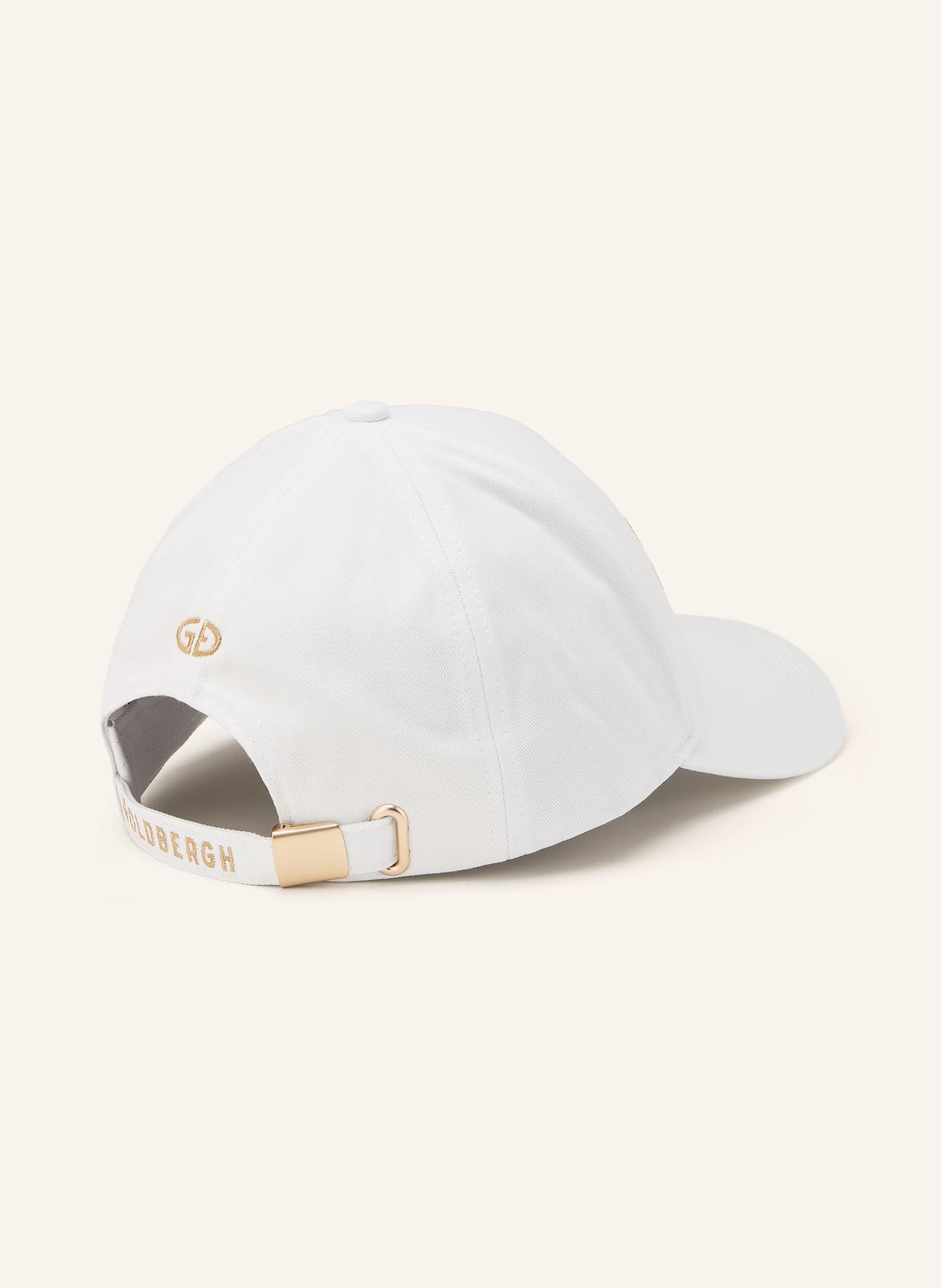 GOLDBERGH Cap BELLINA: WHITE / GOLD