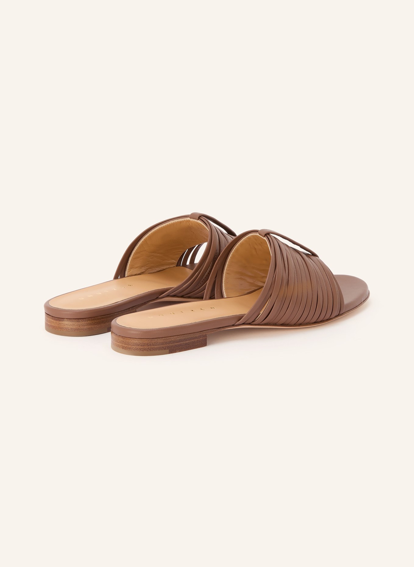 UNÜTZER mules: BROWN