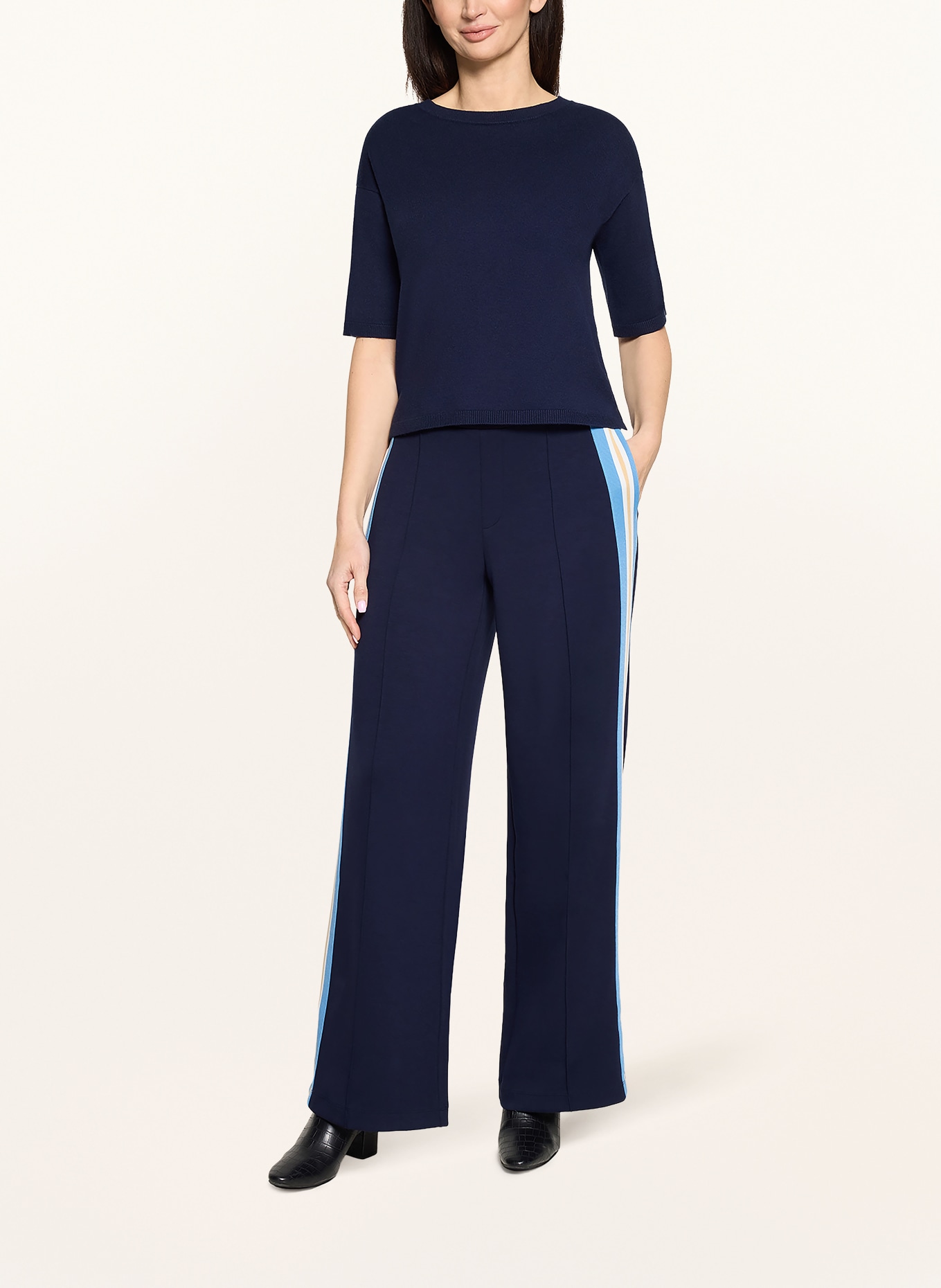 CARTOON pletené tričko: TMAVĚ MODRÁ