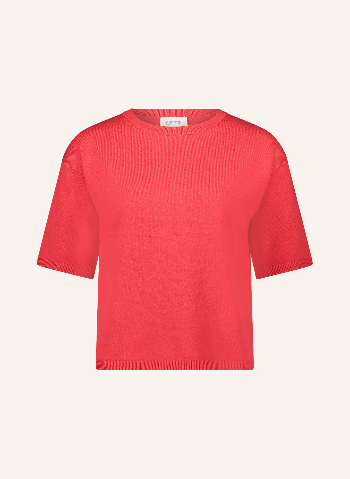 CARTOON pletené tričko: ČERVENÁ