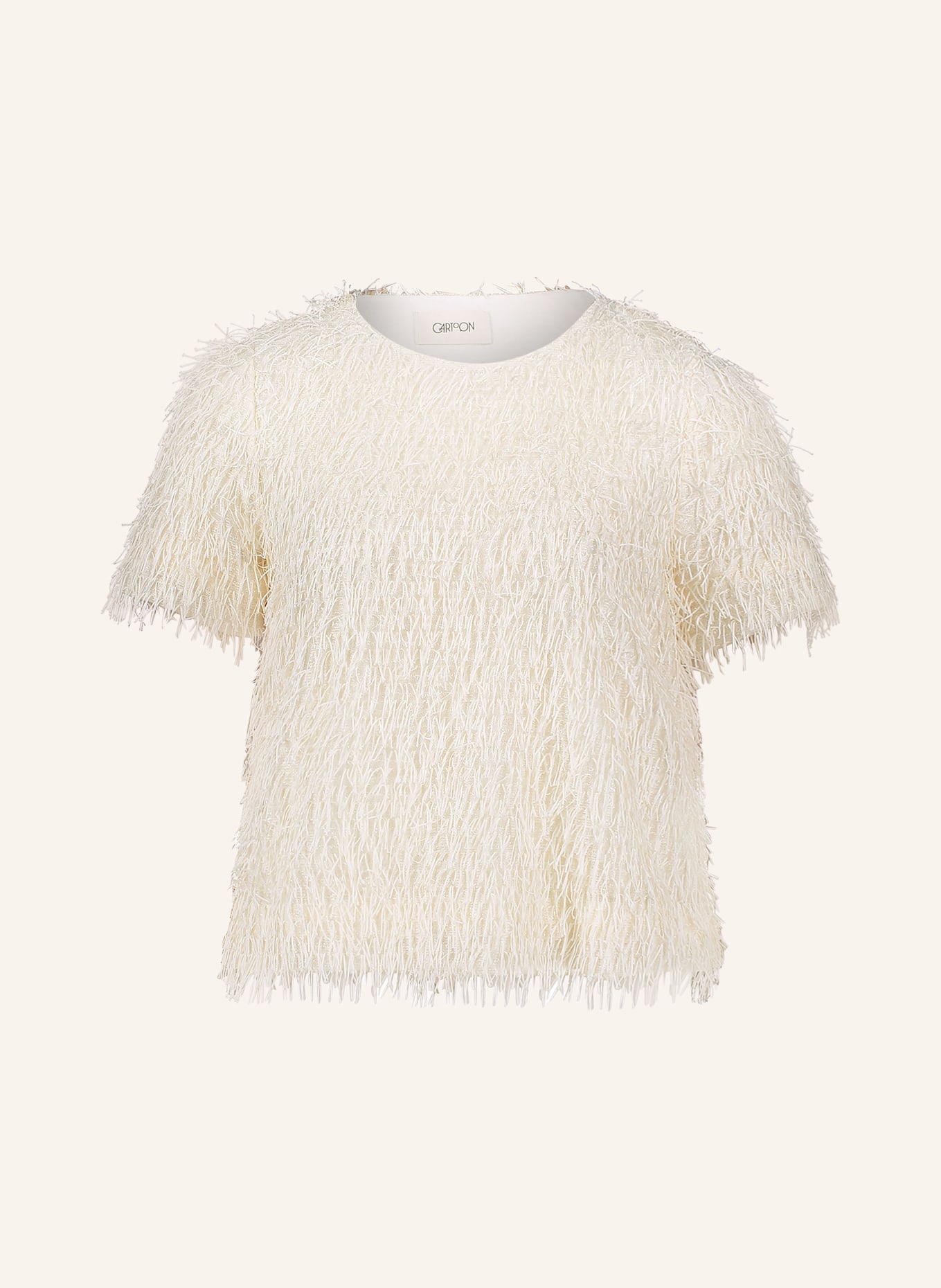 CARTOON knit shirt: ECRU