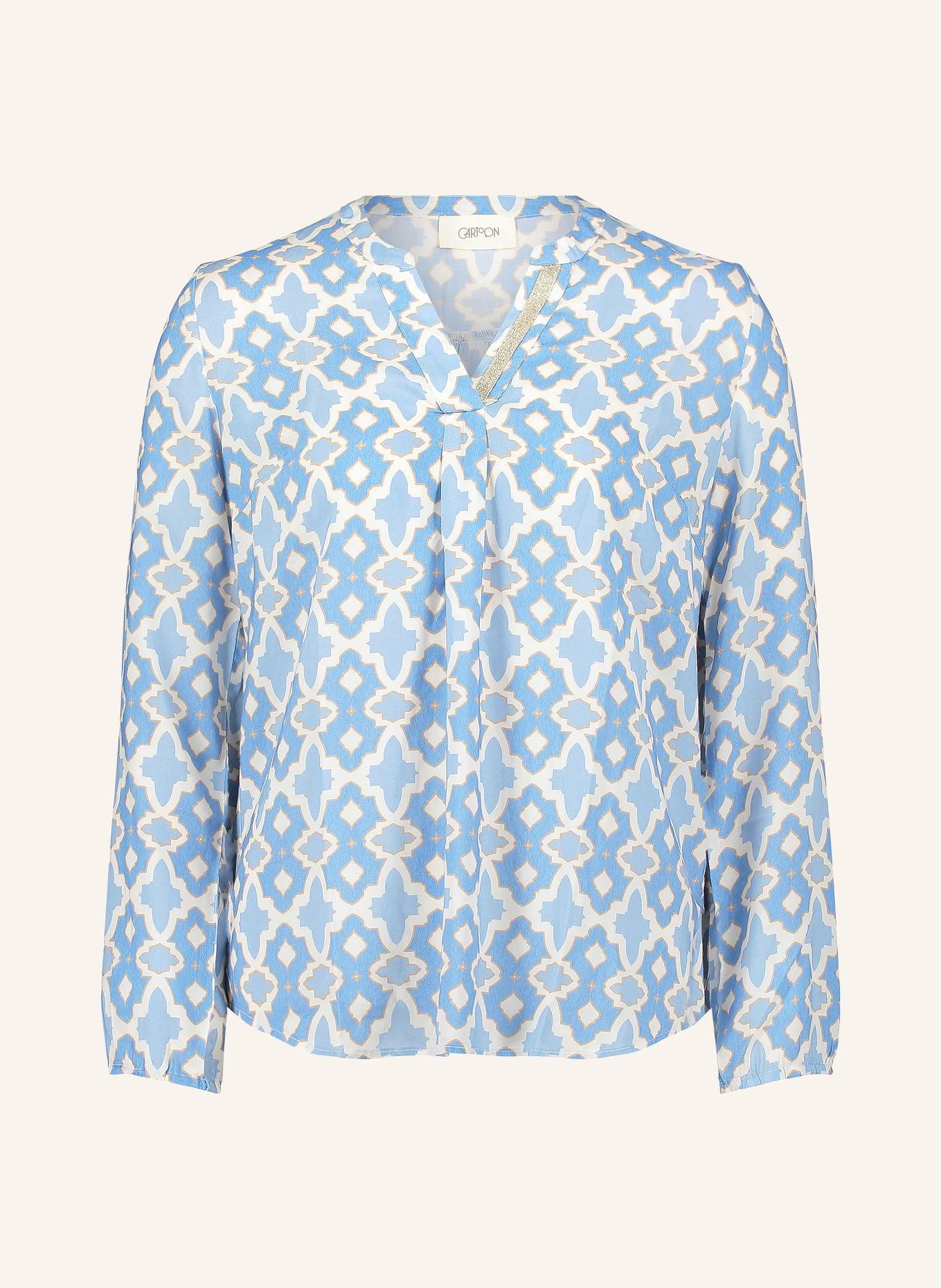 CARTOON blůza: KRÉMOVÁ / BÉŽOVÁ / MODRÁ