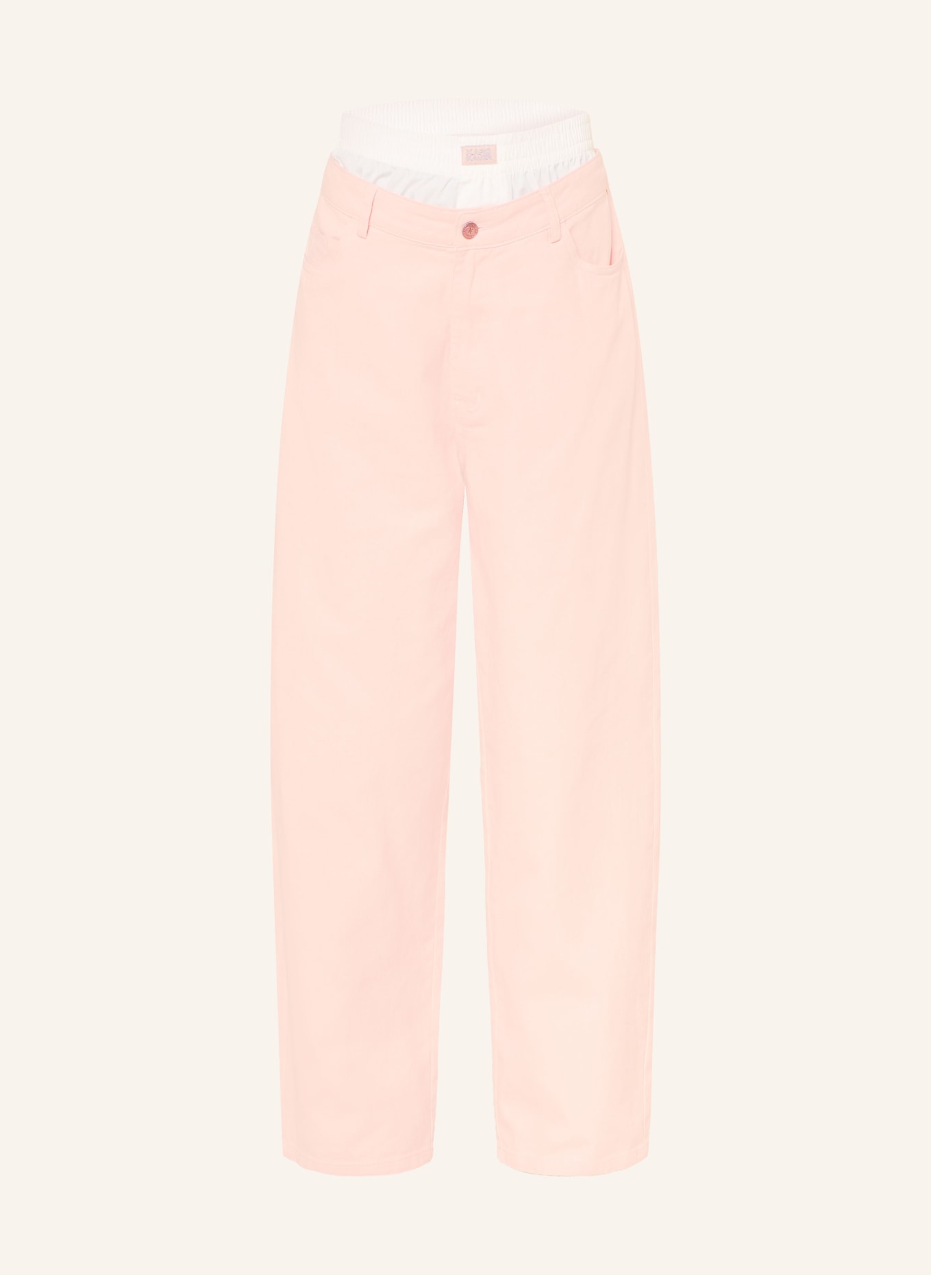 KARO KAUER Wide-leg jeans: 420 ROSE