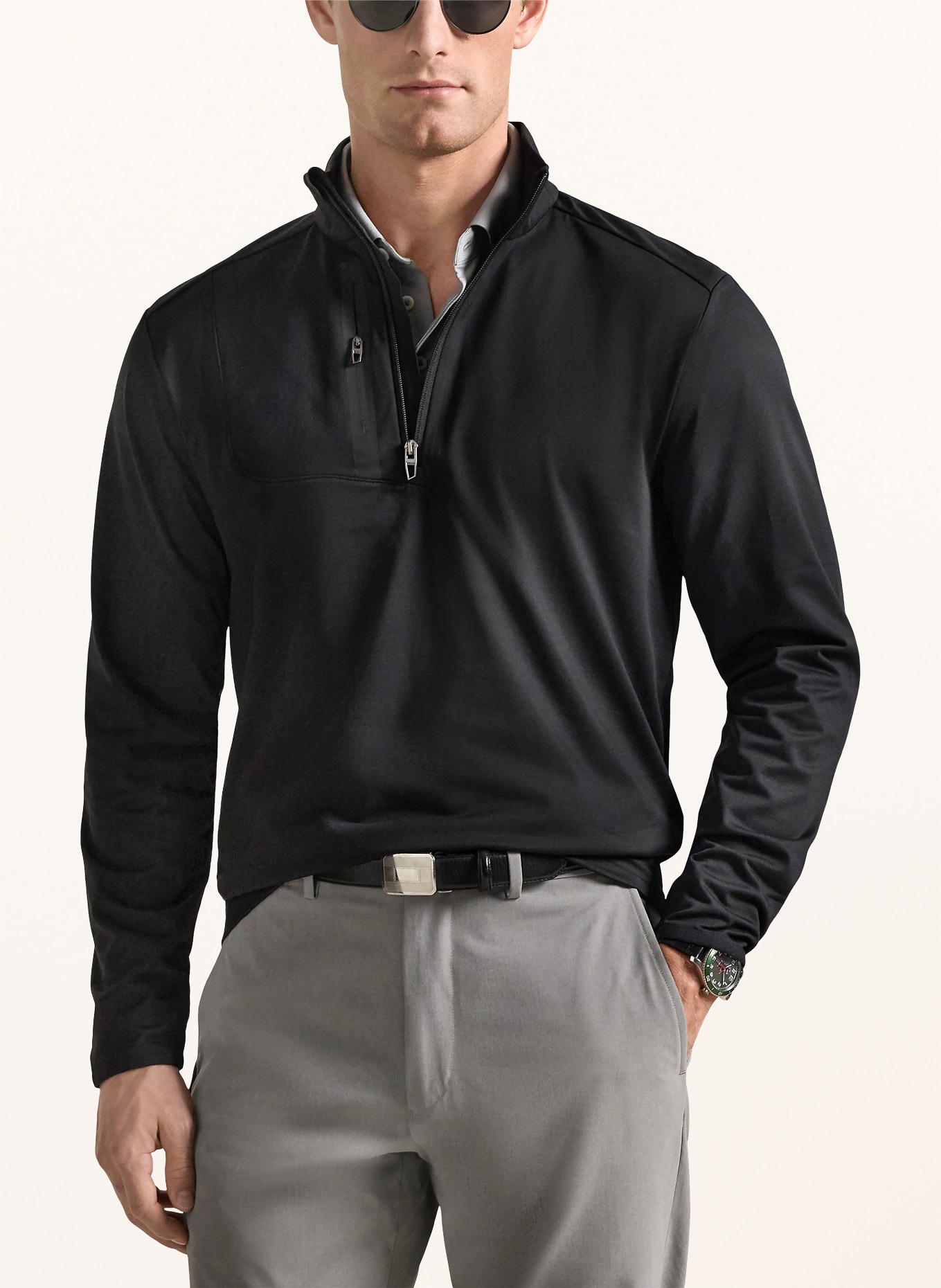 RLX RALPH LAUREN Troyer NEW LUX PERFORMANCE: SCHWARZ