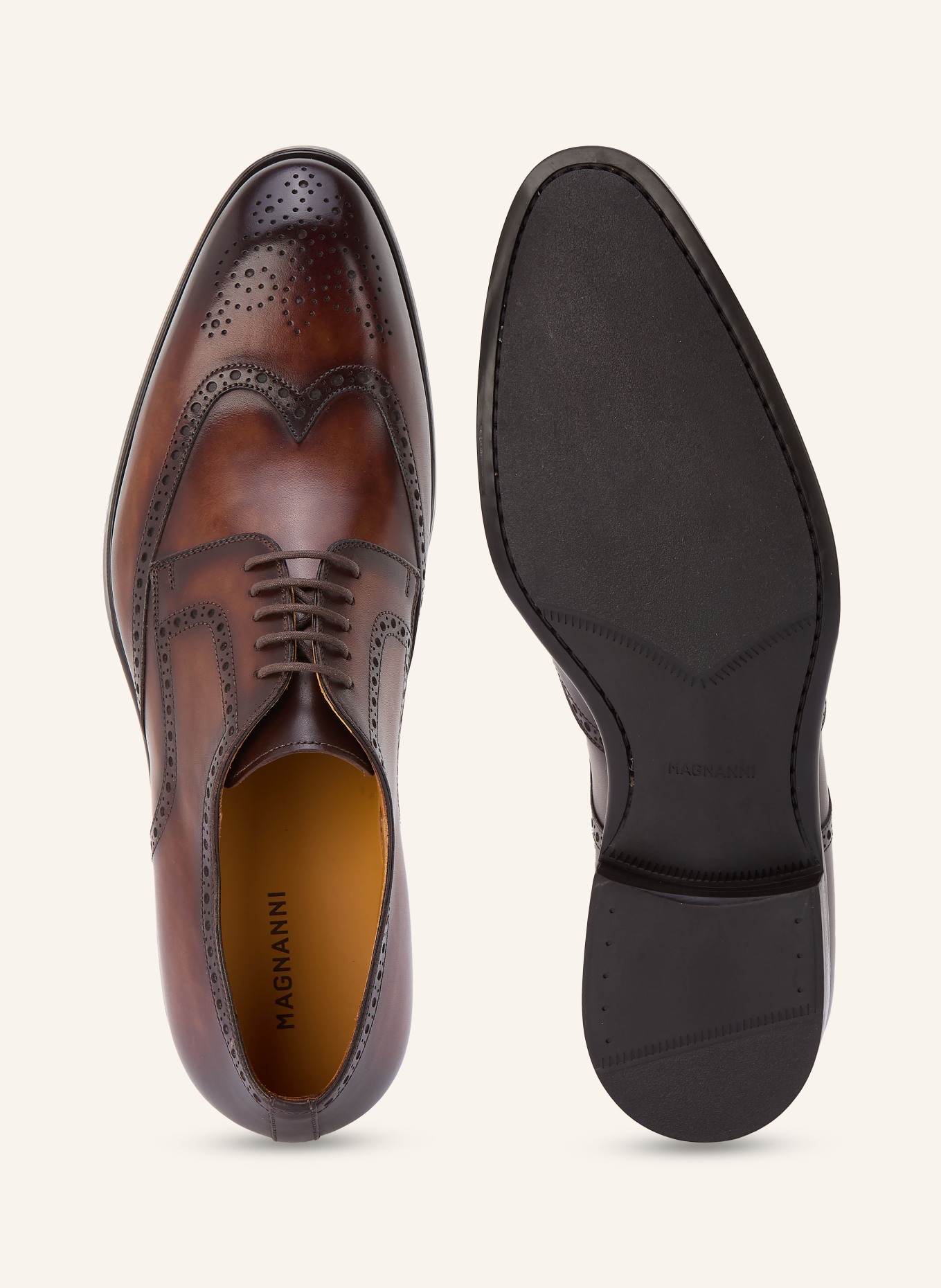 MAGNANNI Schnürer MADISON: DUNKELBRAUN