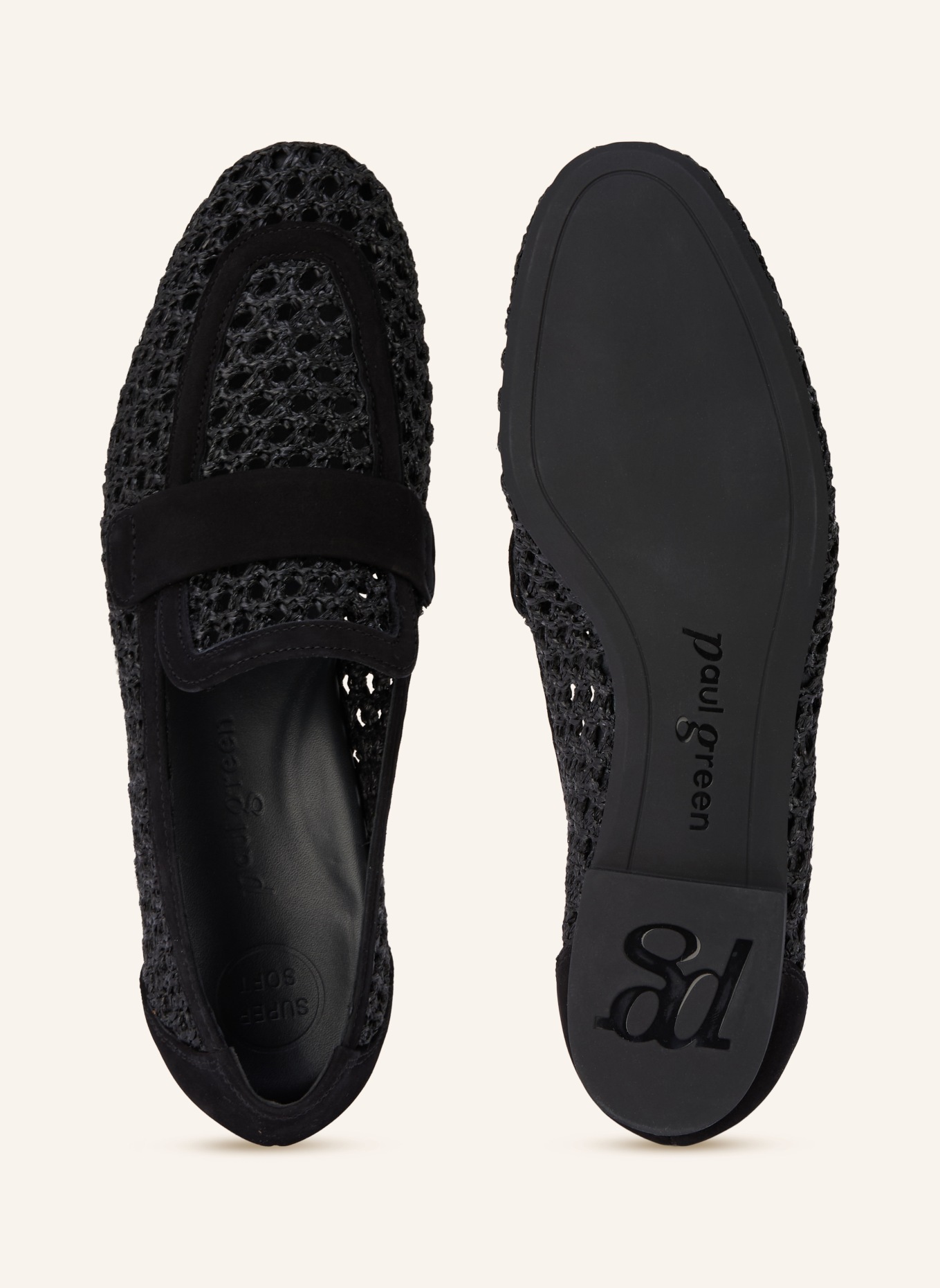 paul green Loafer DIVA: SCHWARZ