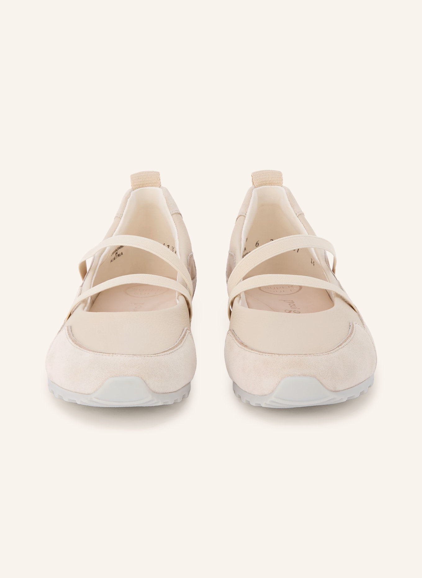 paul green Mary-Jane-Ballerinas: BEIGE