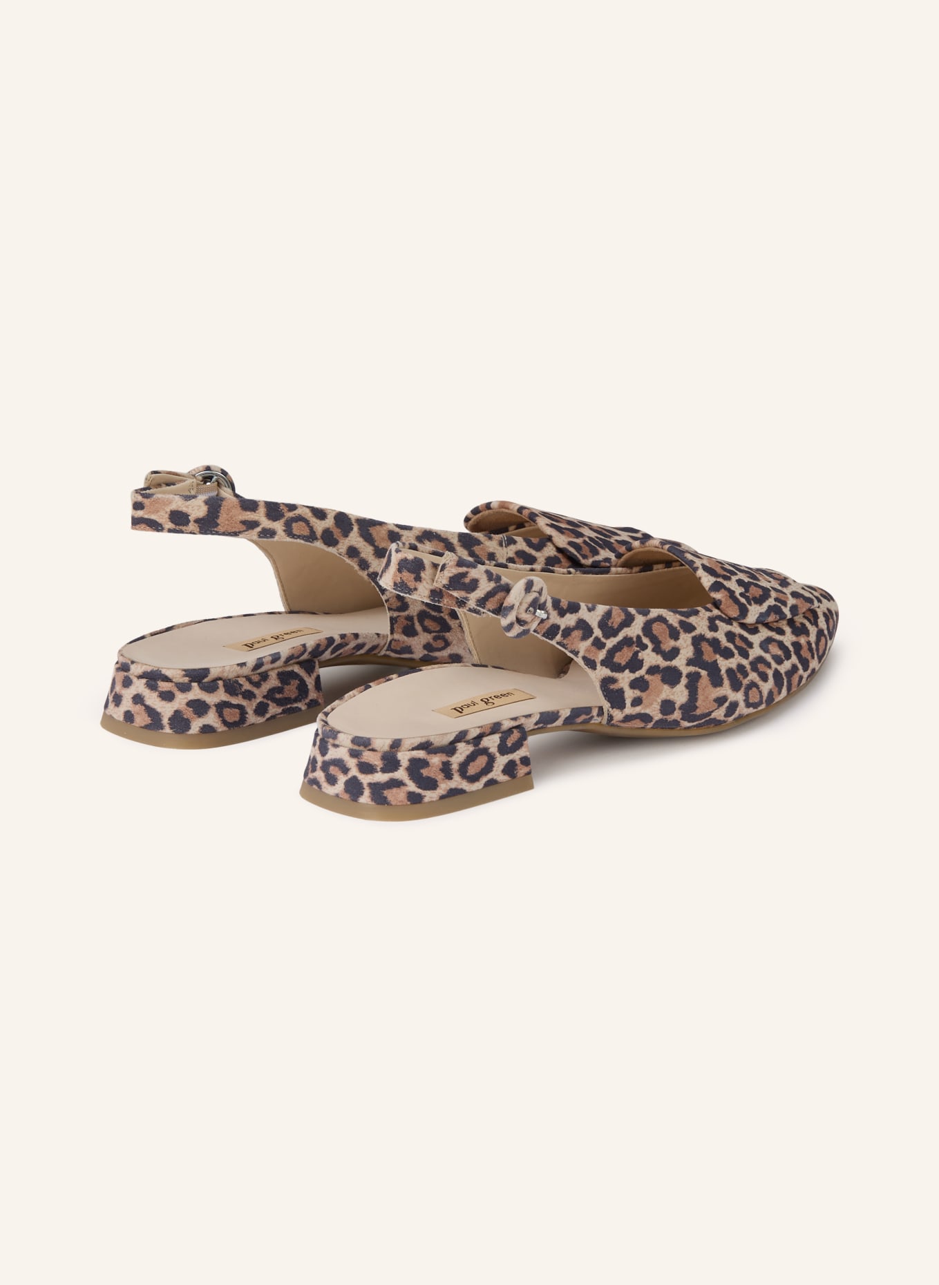 paul green sling ballerinas: BEIGE / BROWN / BLACK