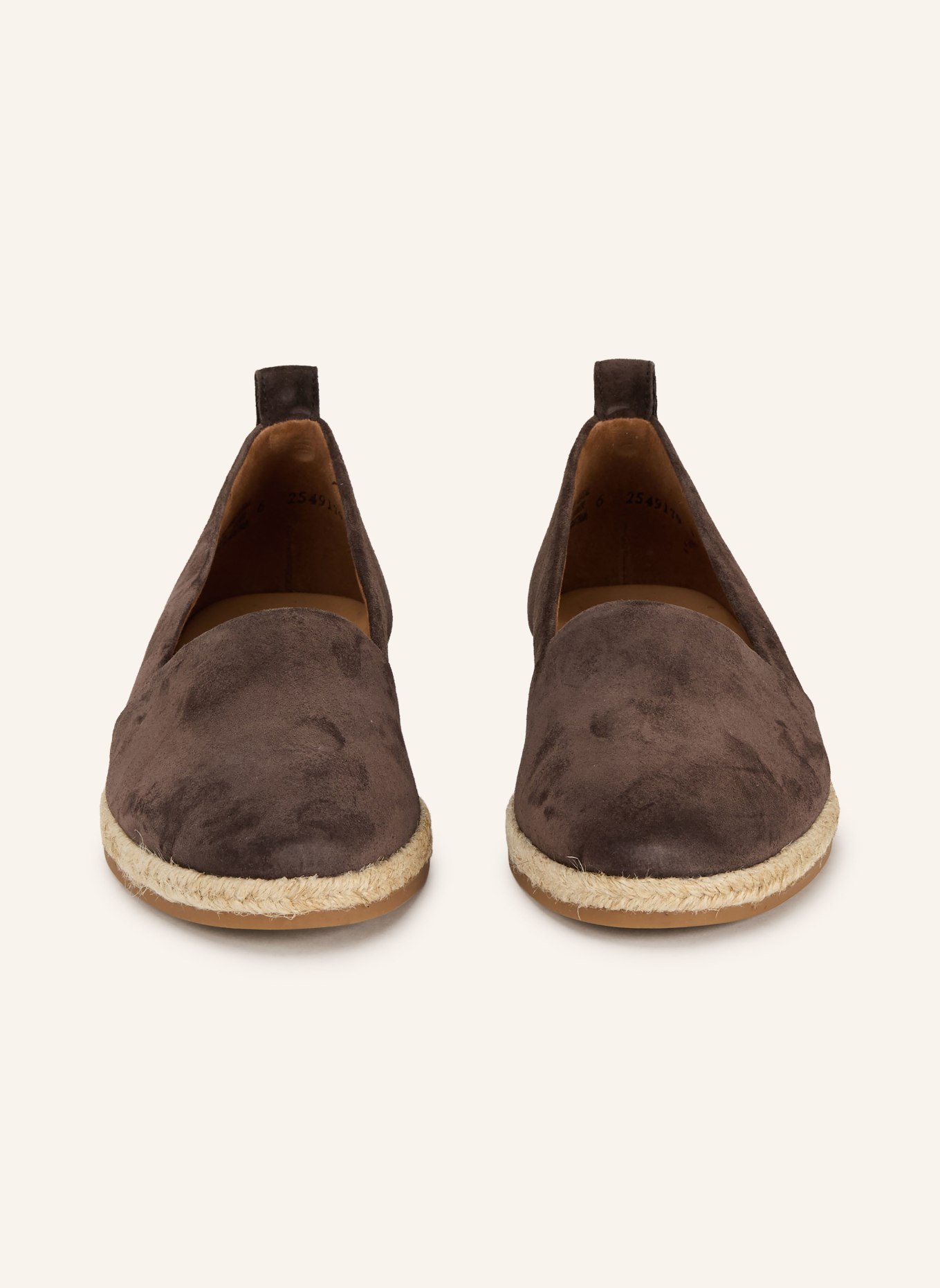 paul green espadrilles: DARK BROWN