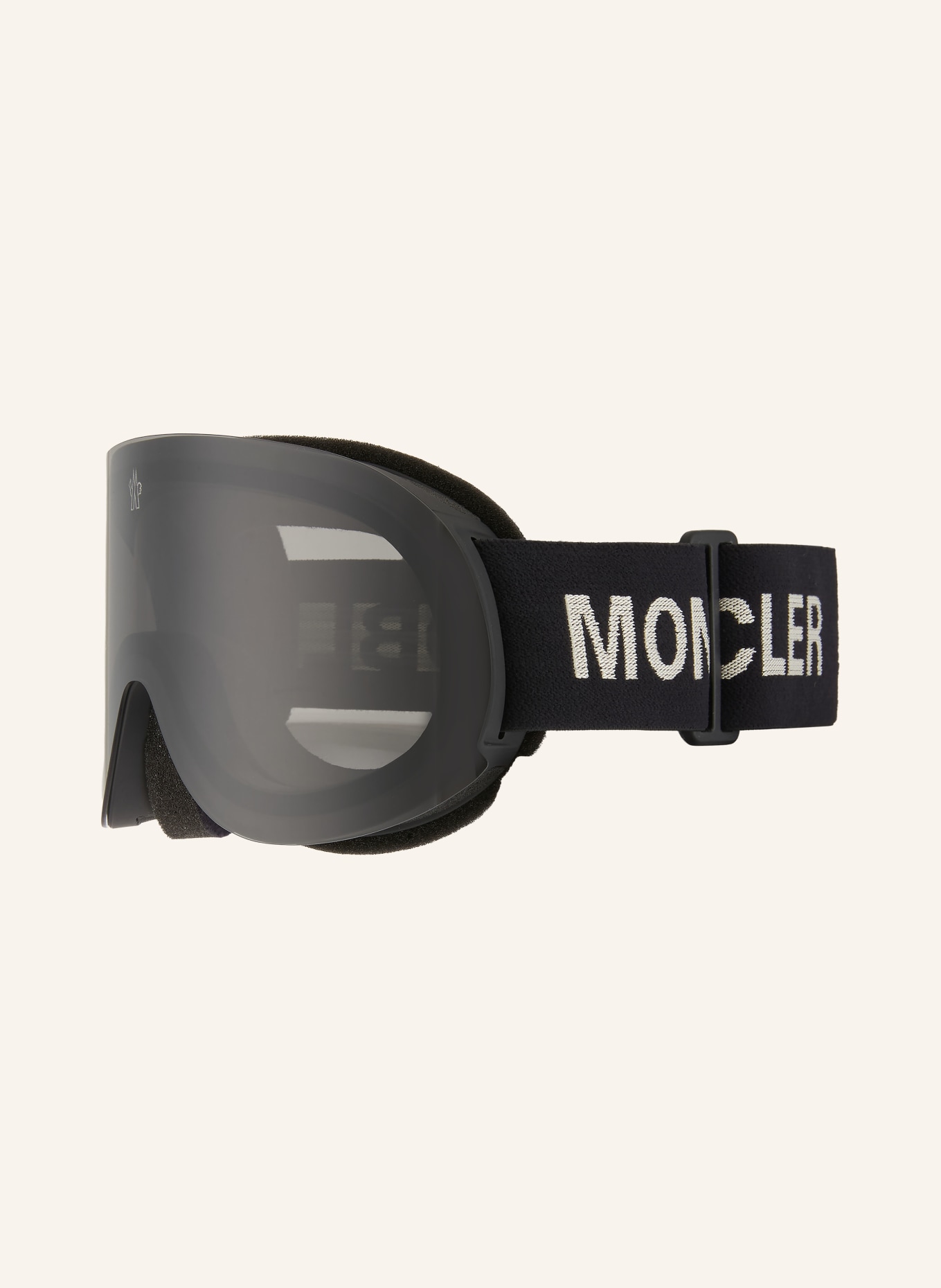 MONCLER GRENOBLE gogle narciarskie: CZARNY