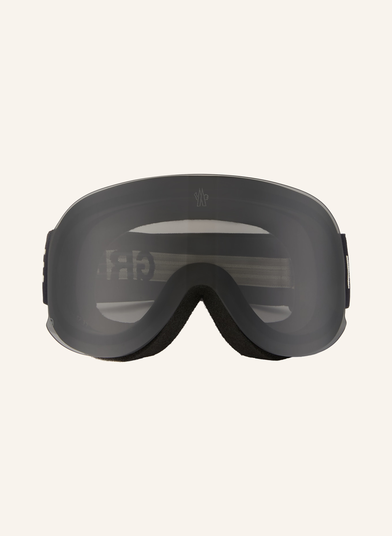 MONCLER GRENOBLE gogle narciarskie: CZARNY