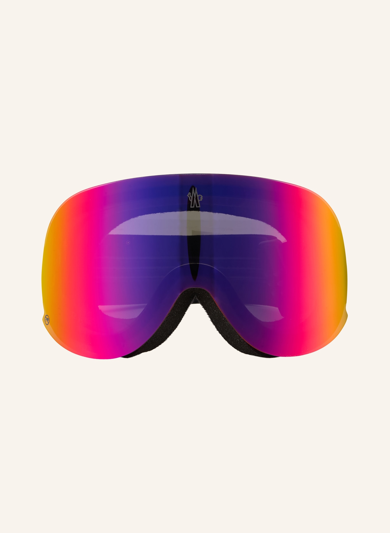 MONCLER GRENOBLE gogle narciarskie: CZERWONY / CZARNY