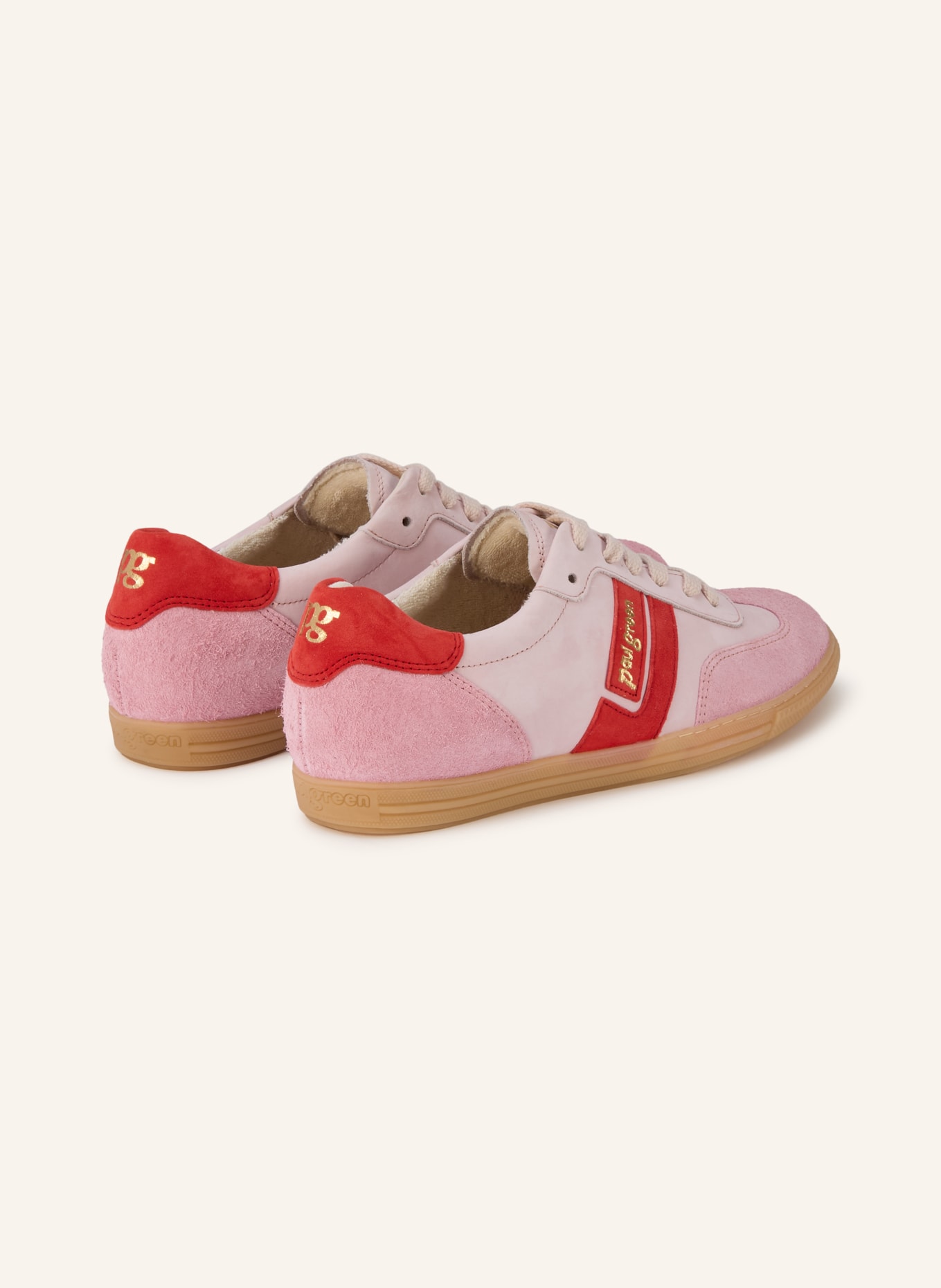 paul green Tenisky HAIRY: RŮŽOVÁ / ČERVENÁ