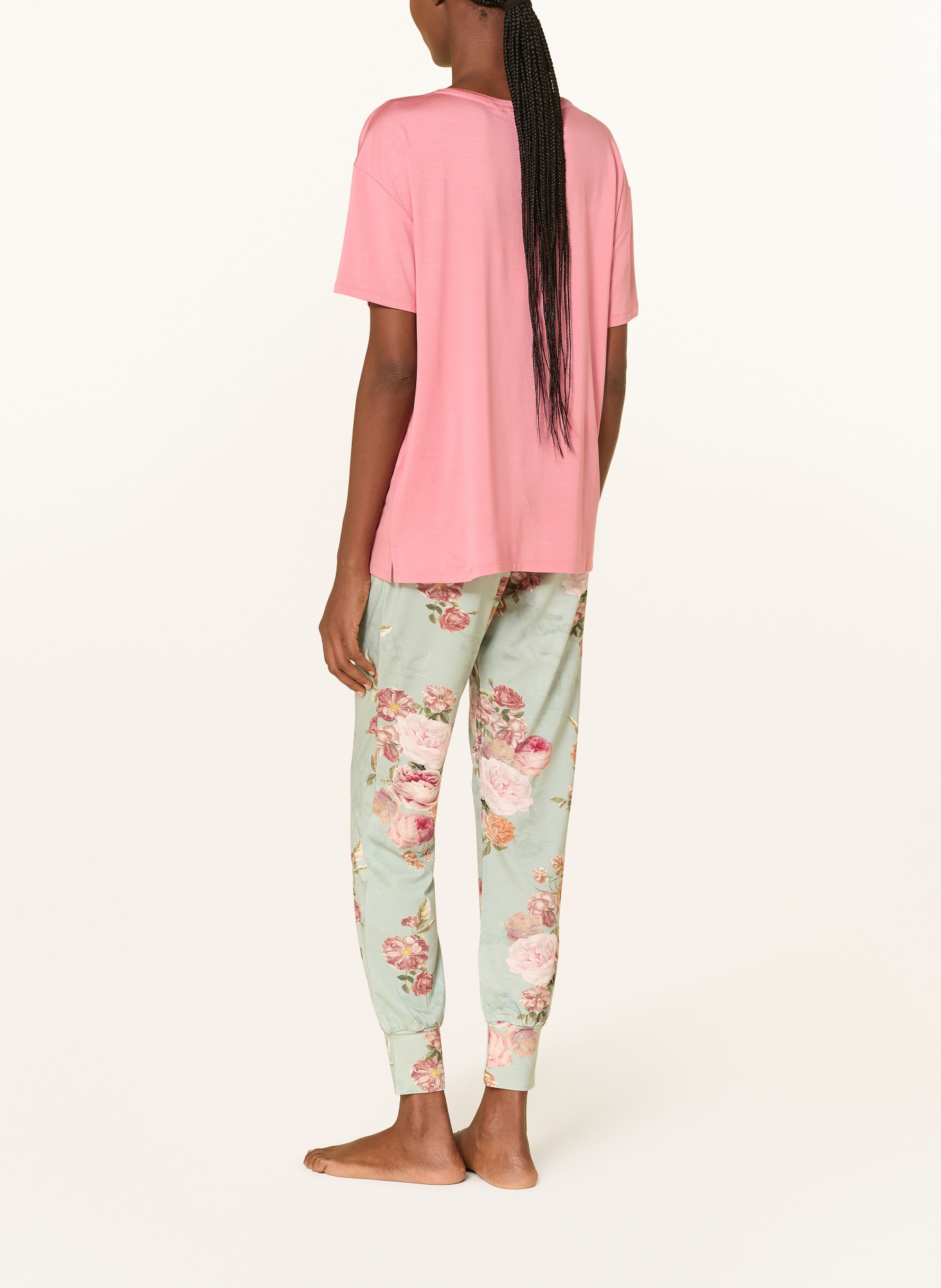 ESSENZA Spací kalhoty JULES ORIANNA: SVĚTLE ZELENÁ