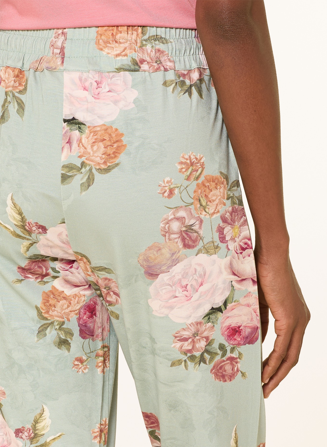 ESSENZA Spací kalhoty JULES ORIANNA: SVĚTLE ZELENÁ