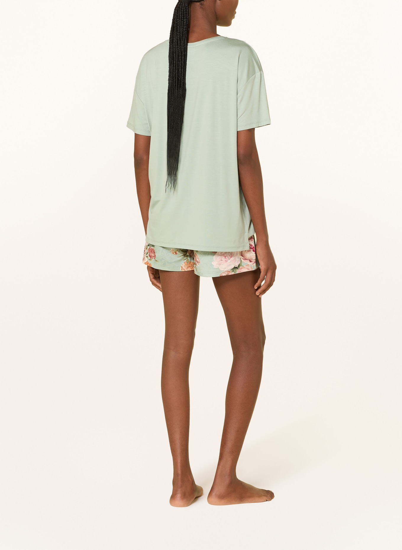 ESSENZA Spací košile DENNA: SVĚTLE ZELENÁ