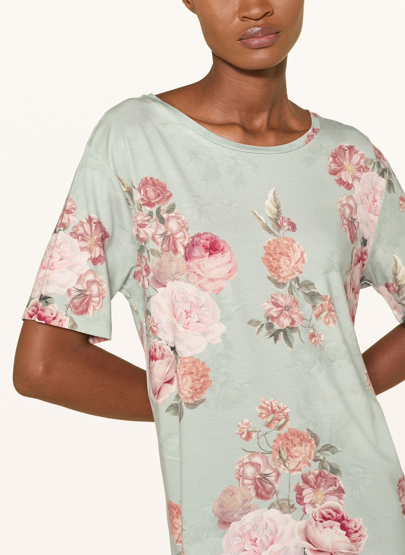 ESSENZA Noční košile EMMY ORIANNA: MÁTOVÁ / RŮŽOVÁ / TMAVĚ ORANŽOVÁ