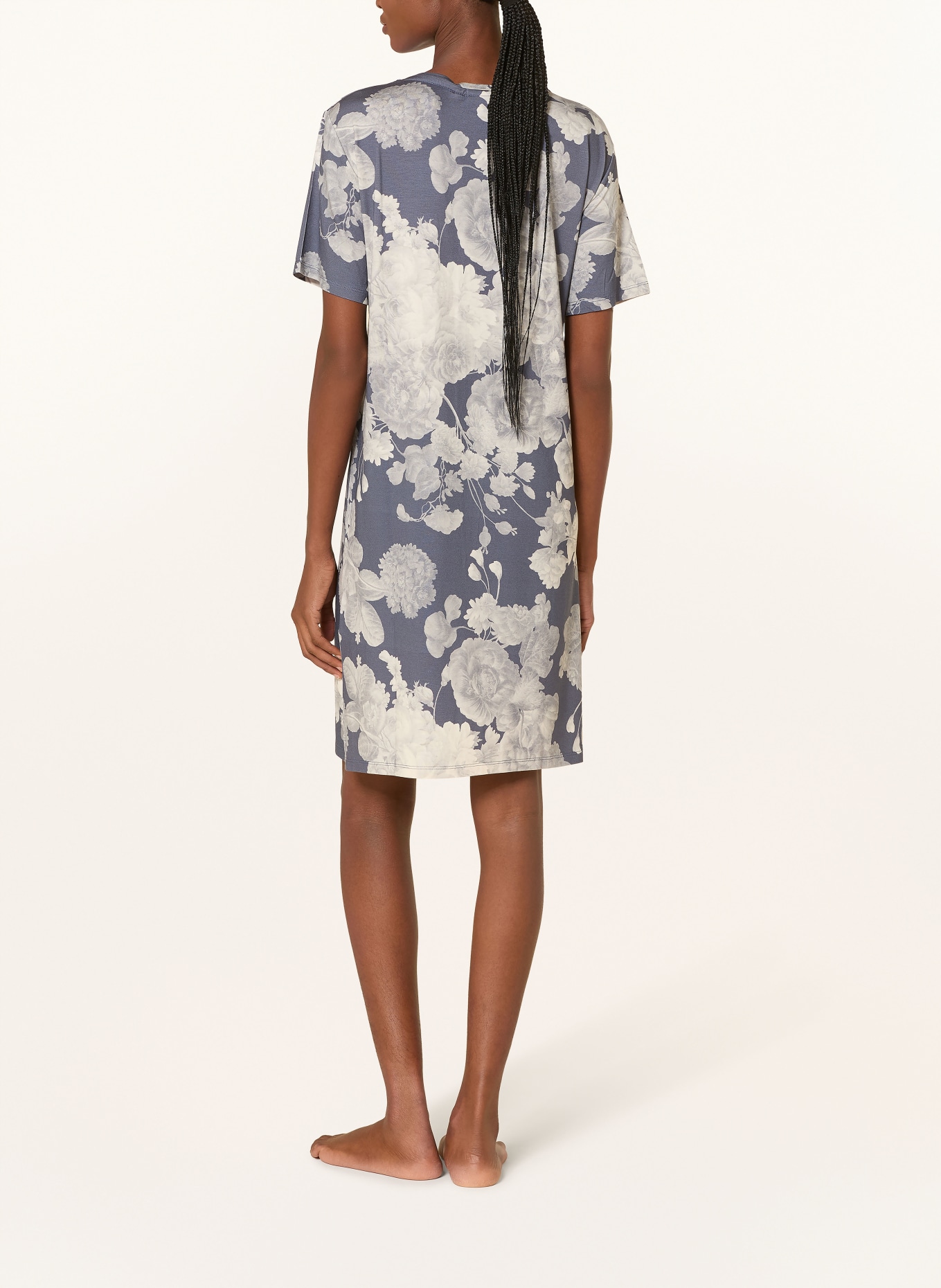 ESSENZA Nachthemd EMMY EUNICE: BLAUGRAU