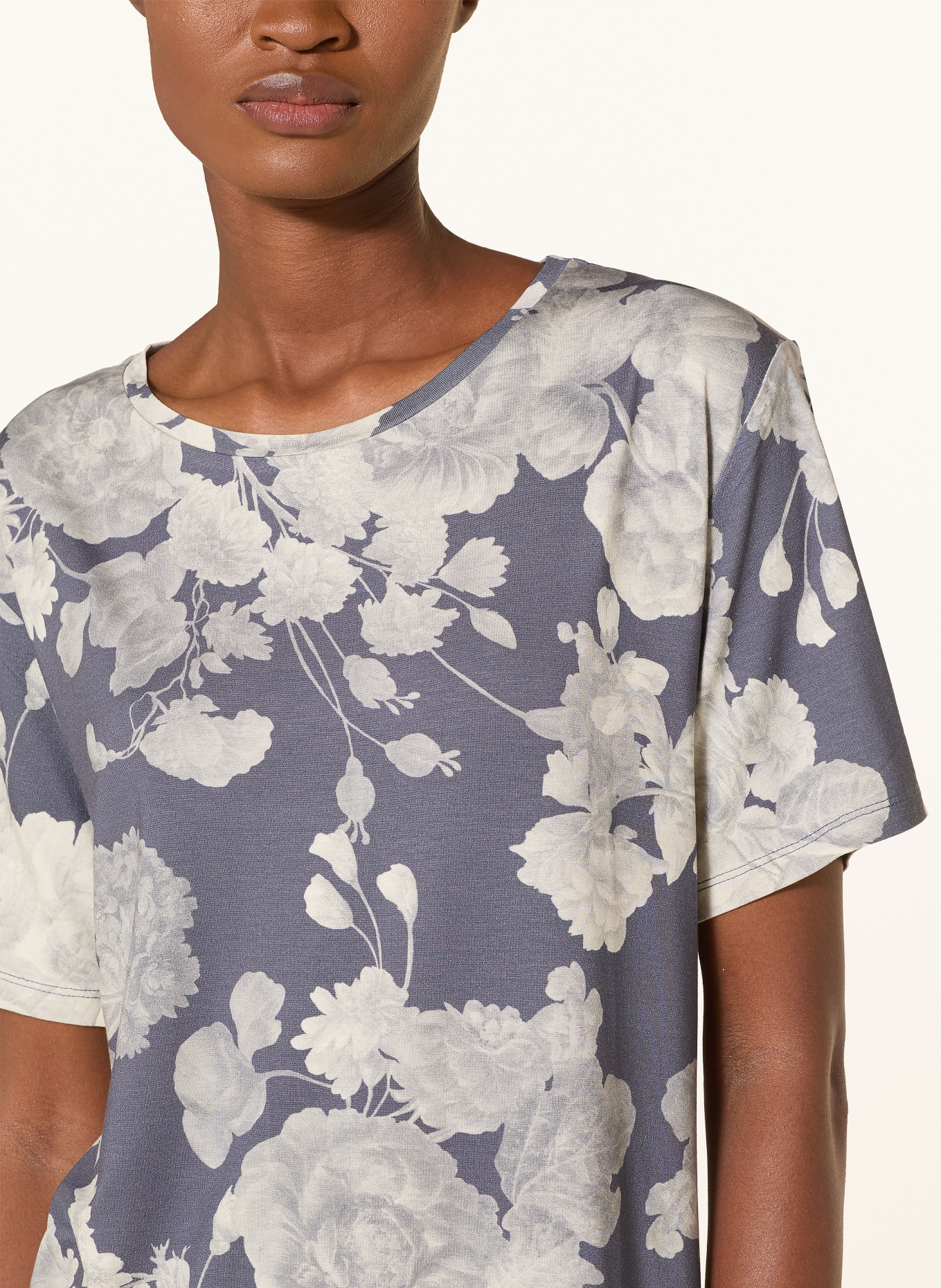 ESSENZA Nachthemd EMMY EUNICE: BLAUGRAU