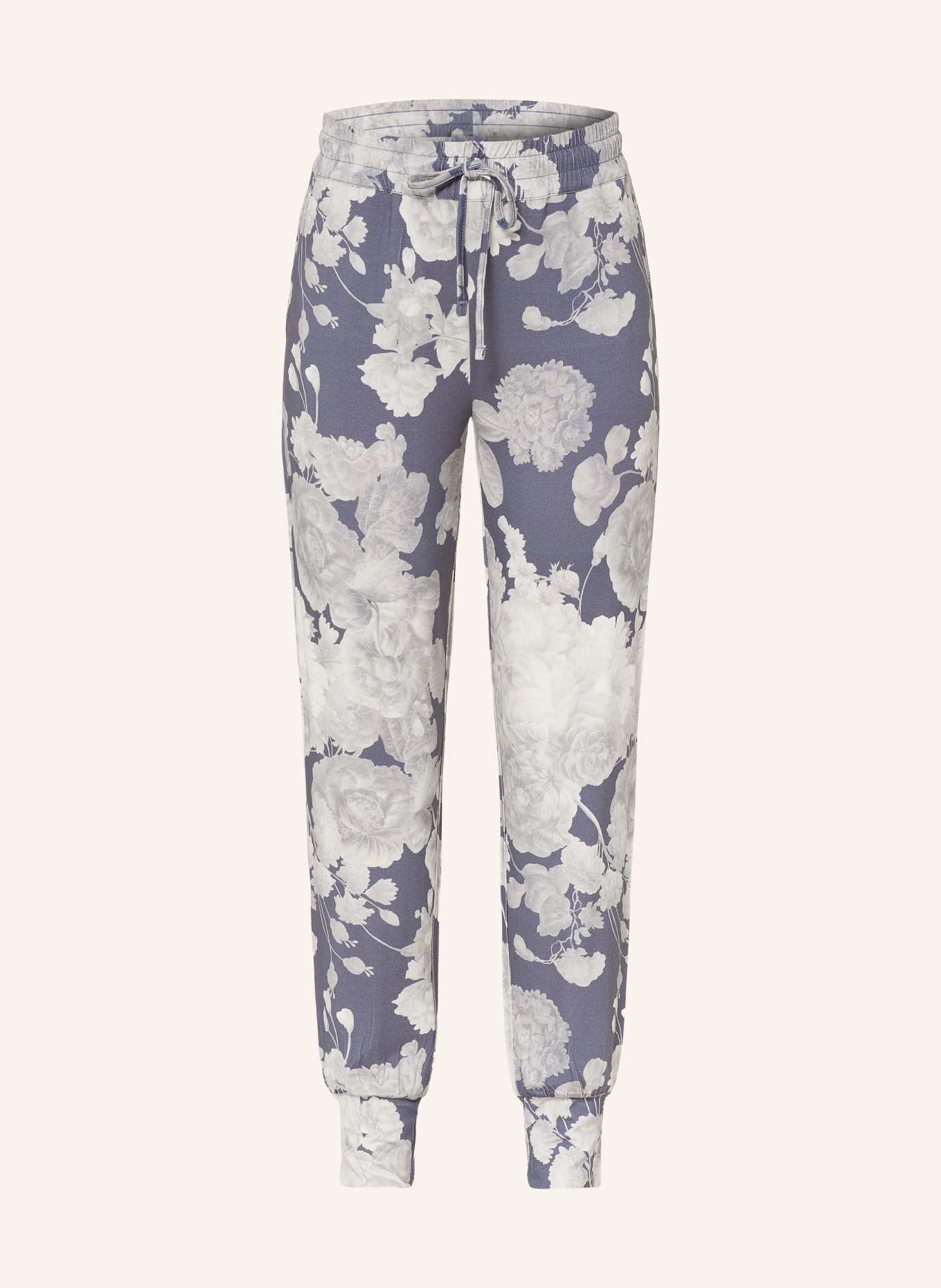 ESSENZA Spací kalhoty JULES EUNICE: MODRÁ / TMAVĚ ŠEDÁ / ŠEDÁ