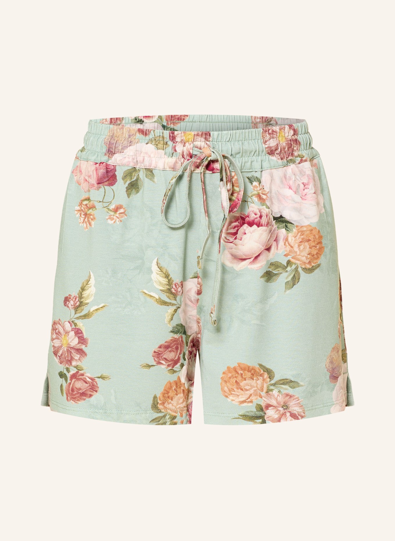 ESSENZA Spací šortky NORI ORIANNA: SVĚTLE ZELENÁ / STARORŮŽOVÁ / RŮŽOVÁ