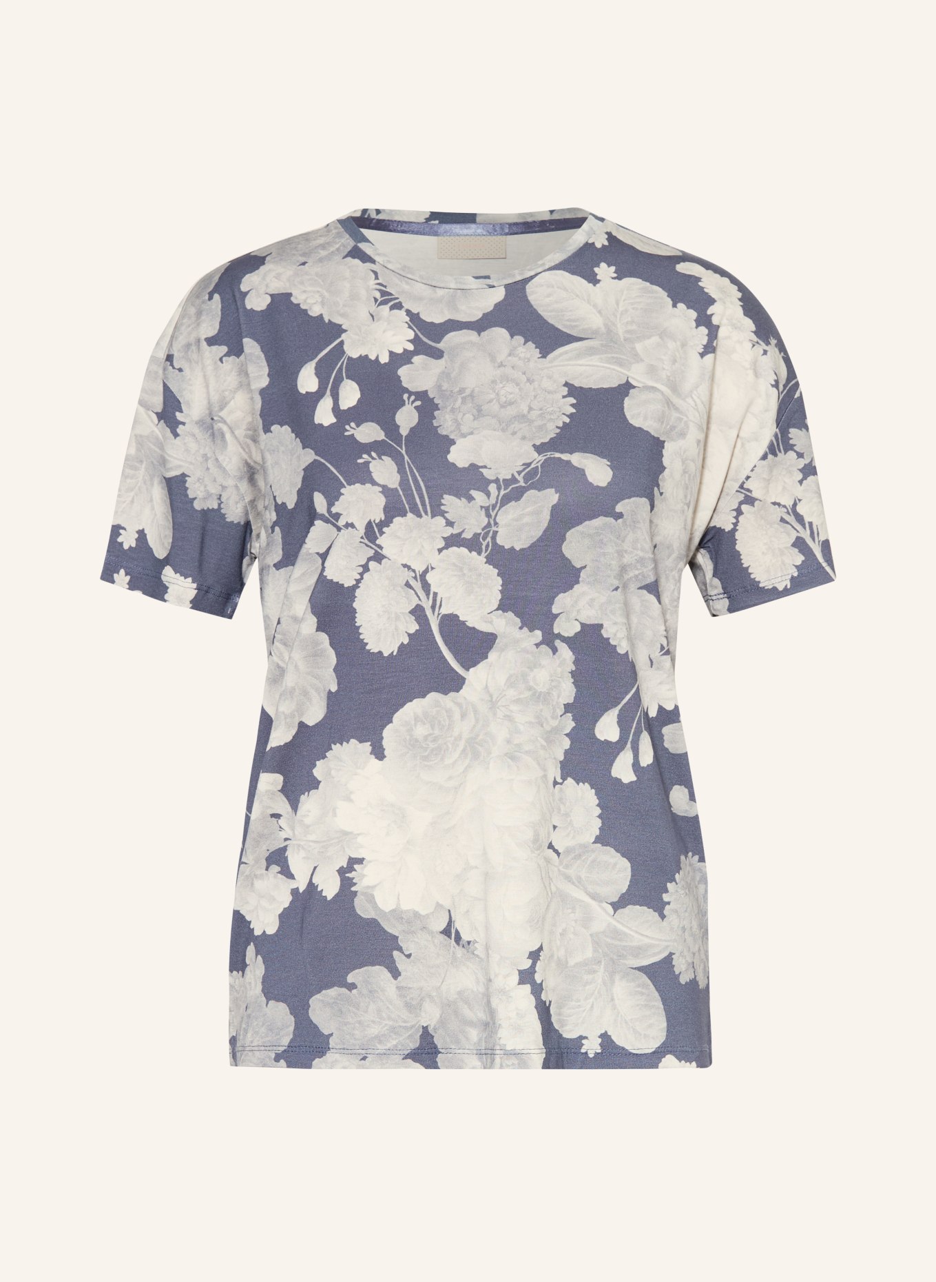 ESSENZA Koszulka nocna DENNA EUNICE: SZARONIEBIESKI / NIEBIESKI