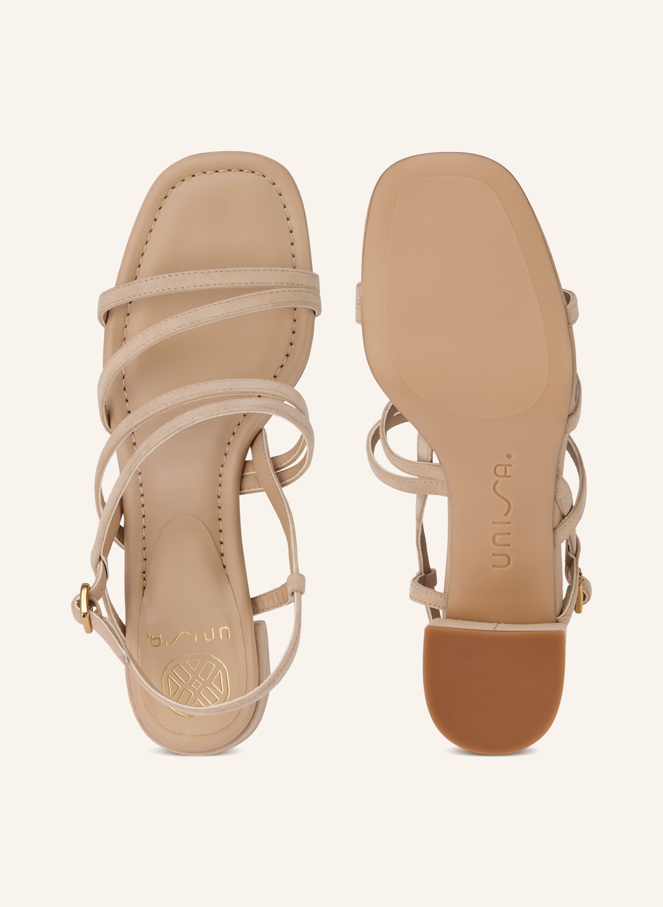 UNISA LETUX_KS sandals: LIGHT BROWN