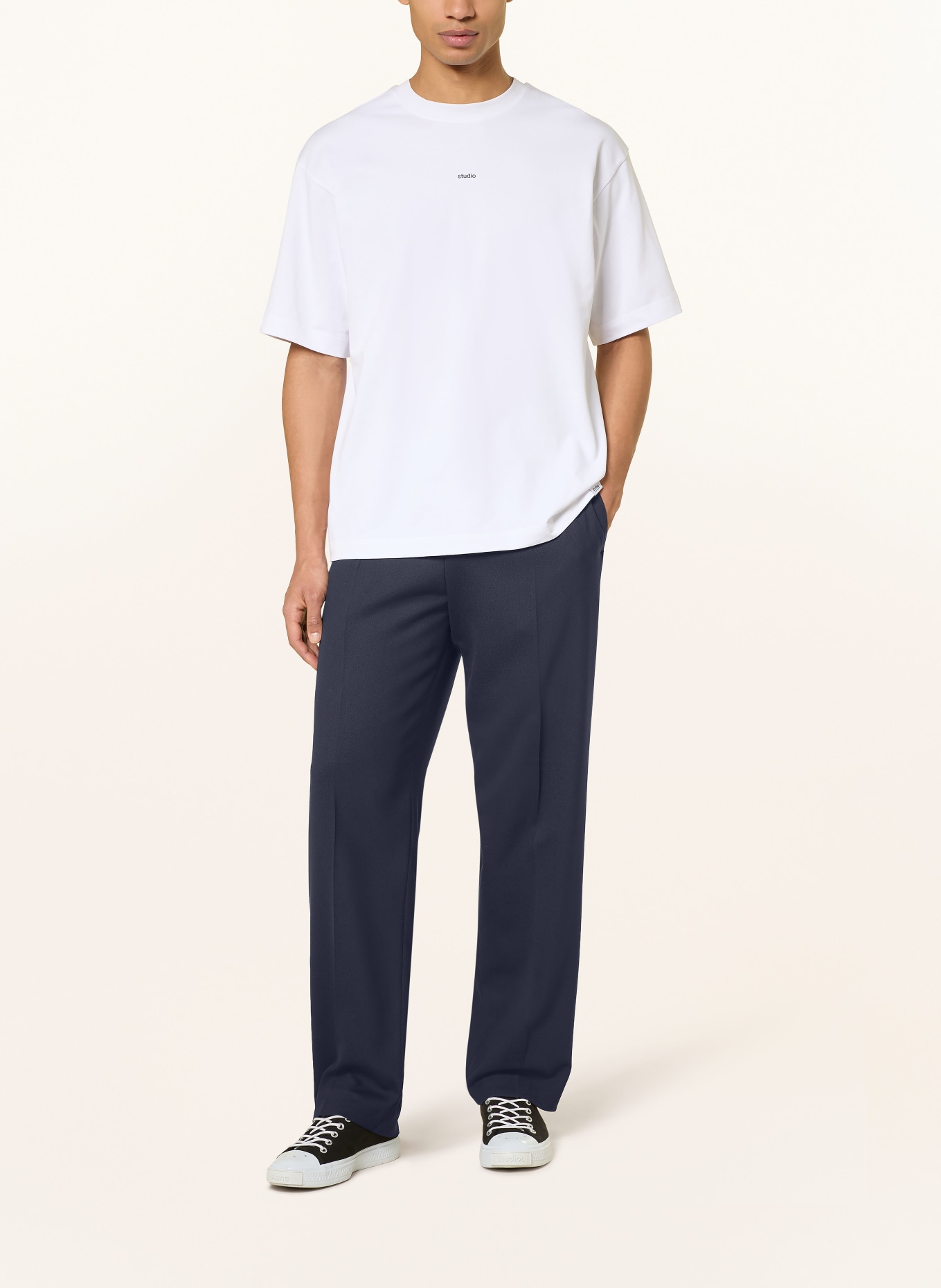 studio seidensticker T-Shirt: WEISS