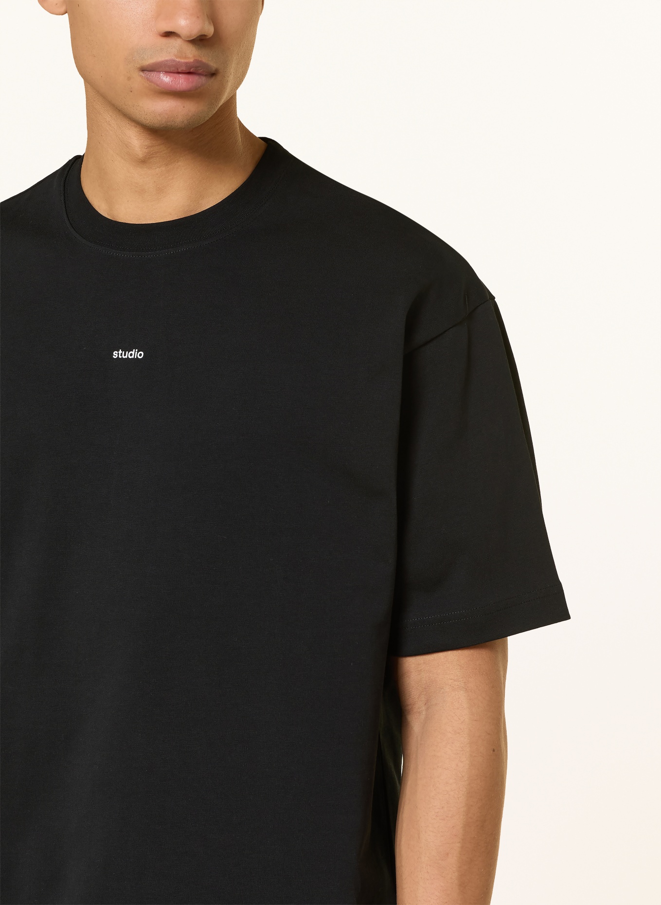 studio seidensticker T-Shirt: SCHWARZ