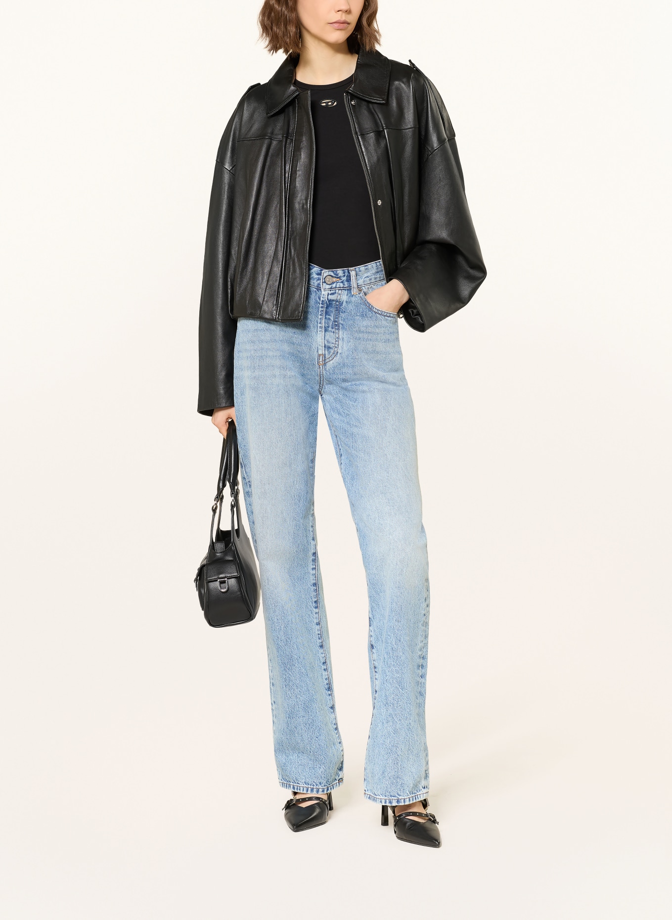 DIESEL Rovné džíny 1971 D-SENT: 01 DENIM