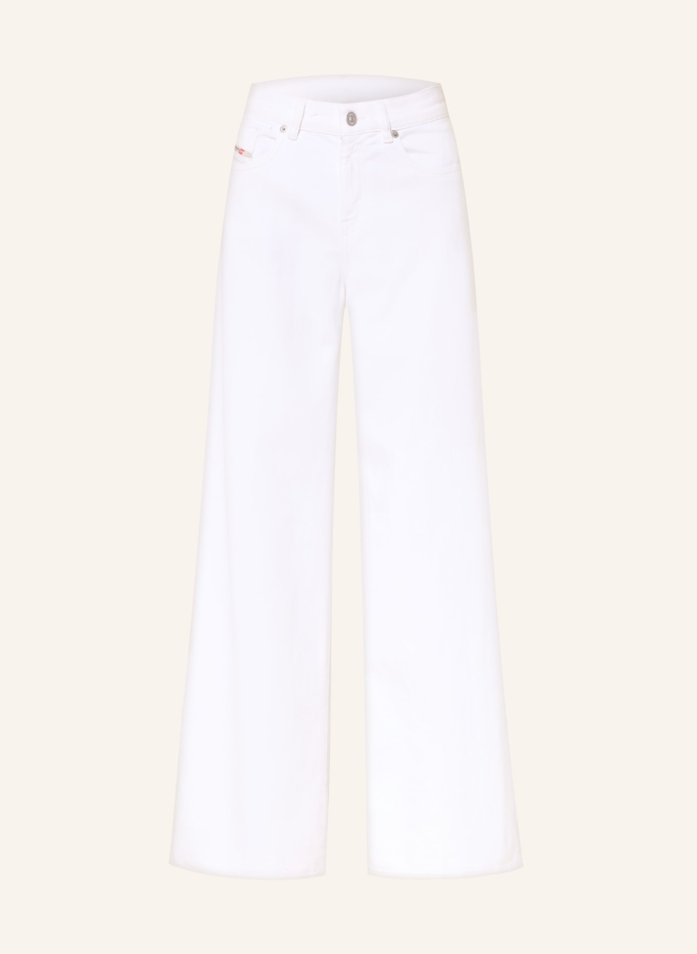 DIESEL Flared jeans 1978 D-AKEMI: 100 BRIGHT WHITE