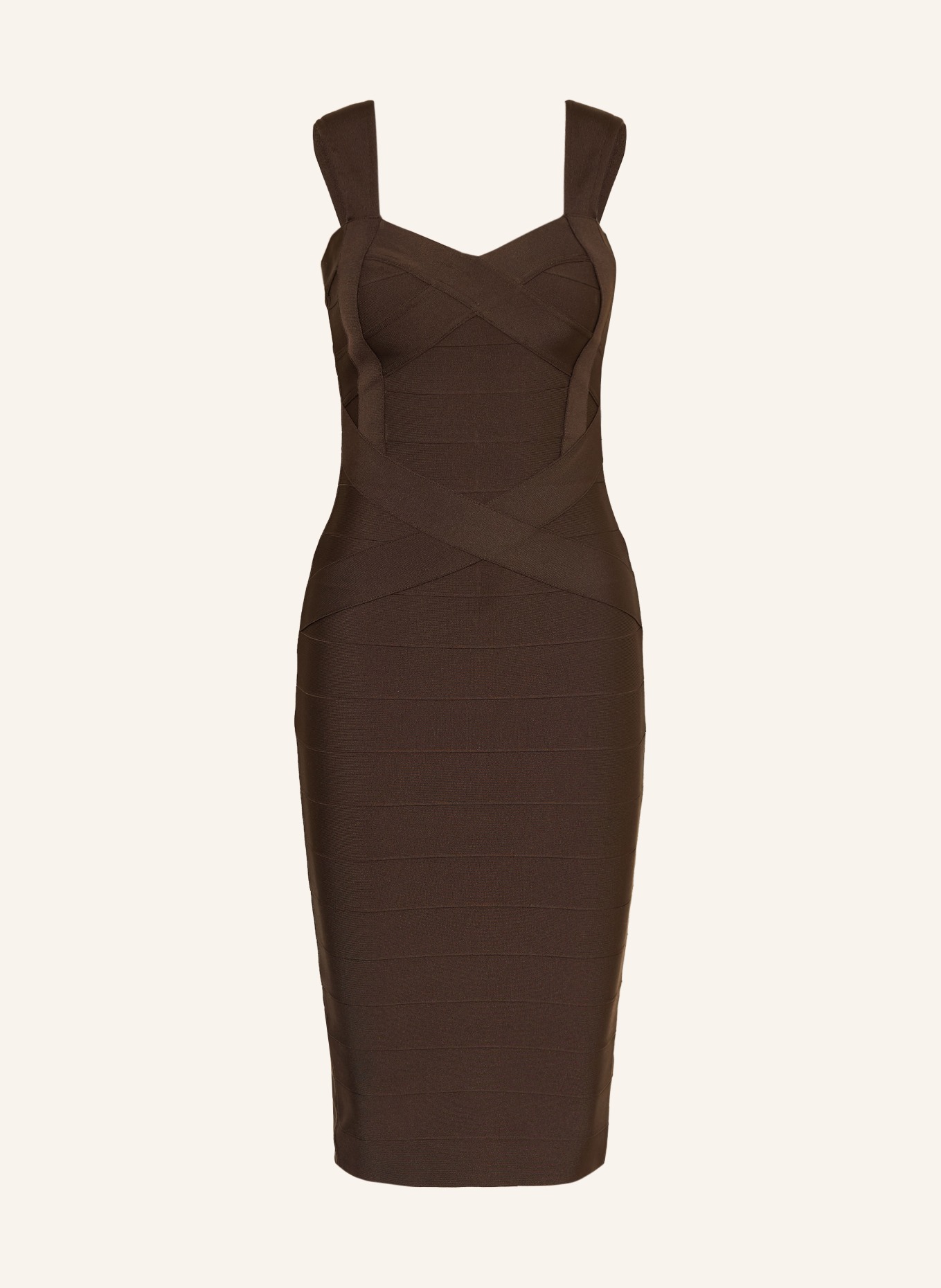 LIPSY robe de cocktail: MARRON FONCÉ