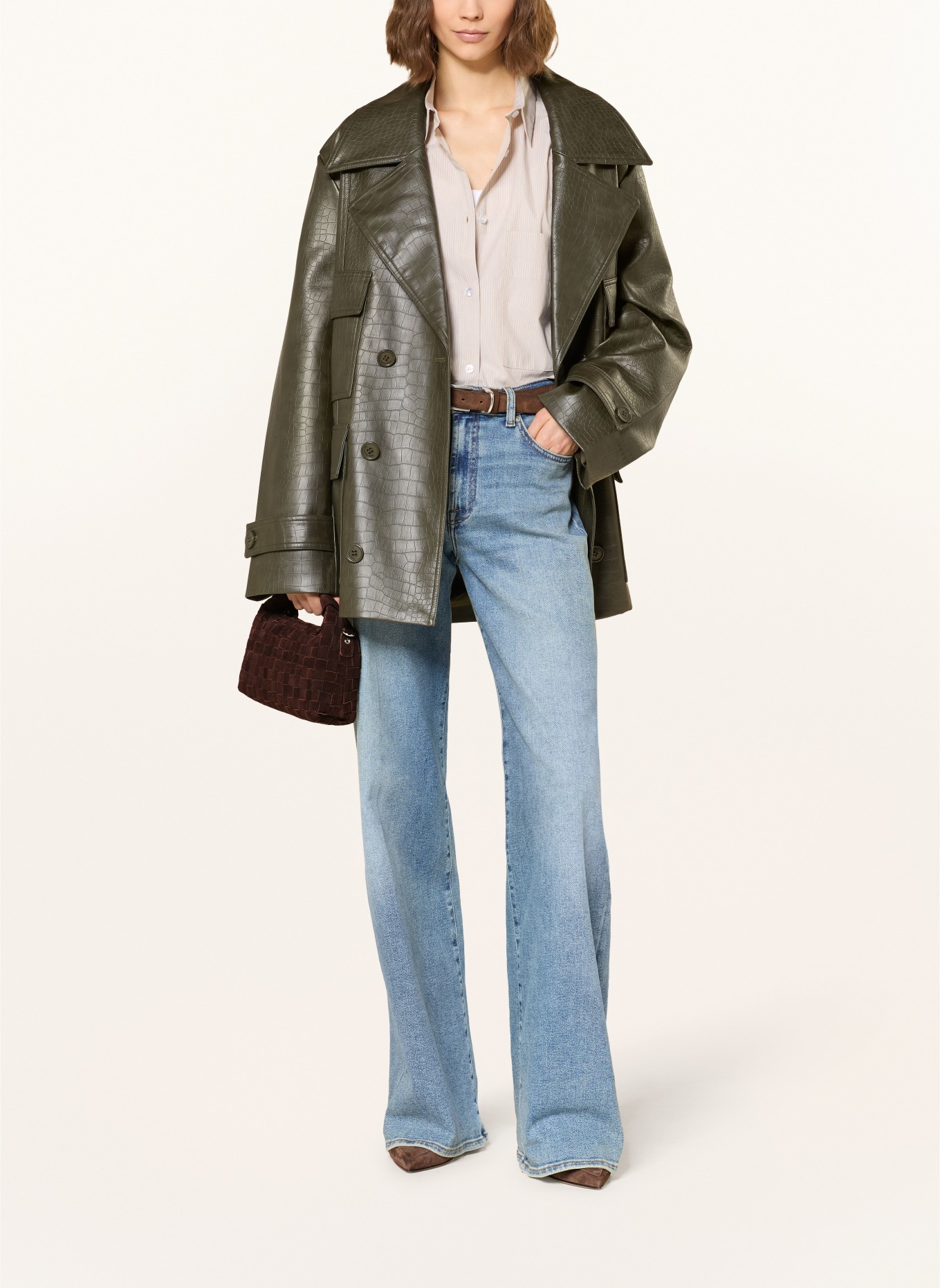 NÚNOO DANDY MINI shoulder bag: DARK BROWN