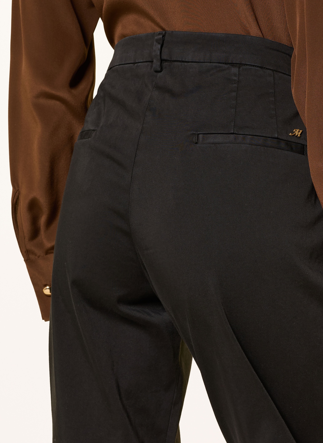 MASON'S 7/8 chino NEW YORK: BLACK