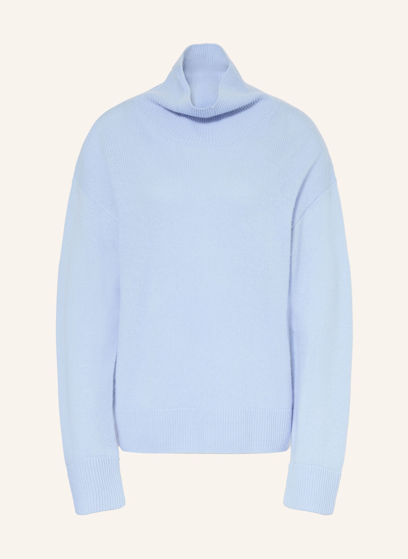 LADNERI Rollkragenpullover JARDIN SOLEIL aus Cashmere: HELLBLAU