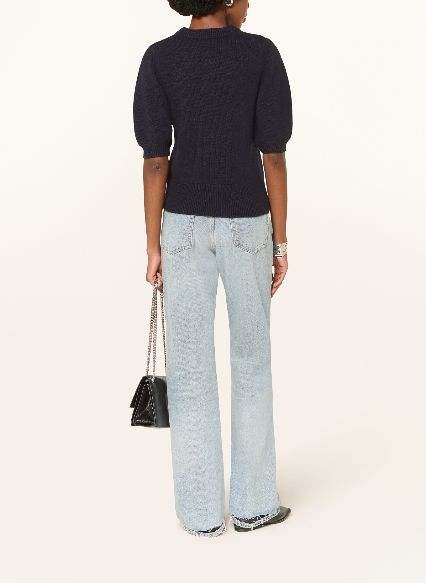 LADNERI Pull en cachemire POUPETTE: NOIR