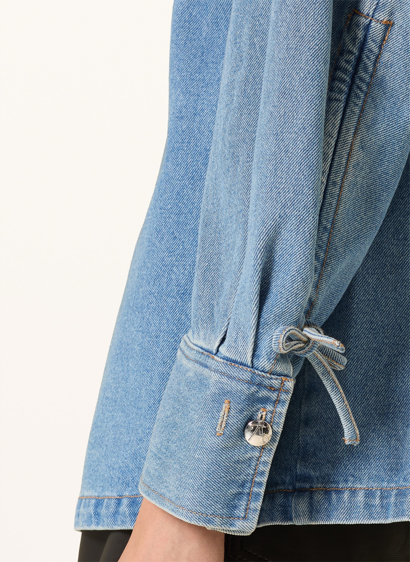 LADNERI BONNIE denim blouse: LIGHT BLUE