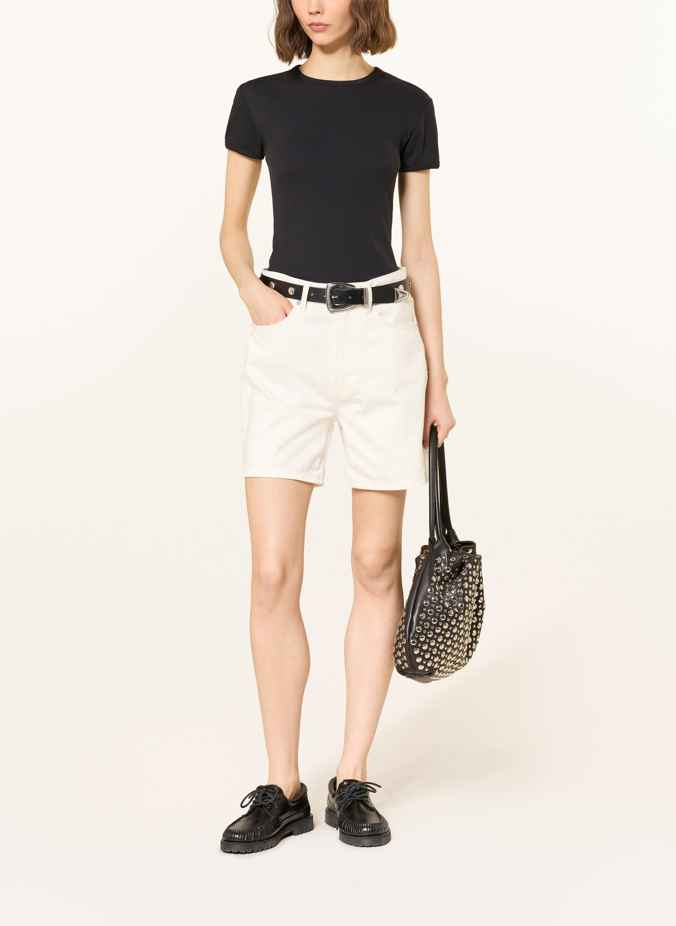 LADNERI Tričko GISELE: ČERNÁ