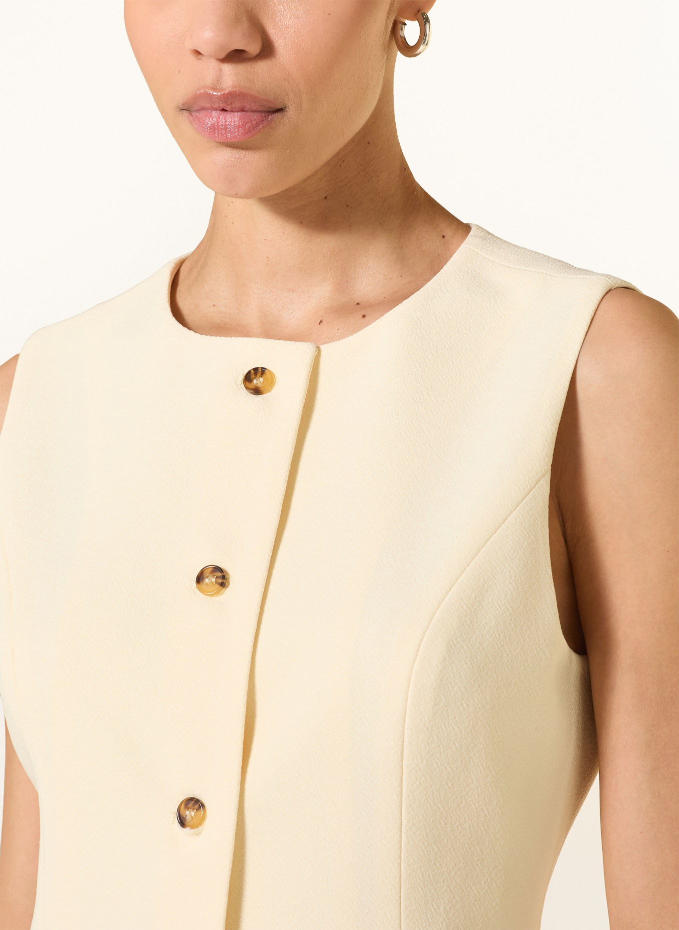 LADNERI Blazerweste AVANT: ECRU