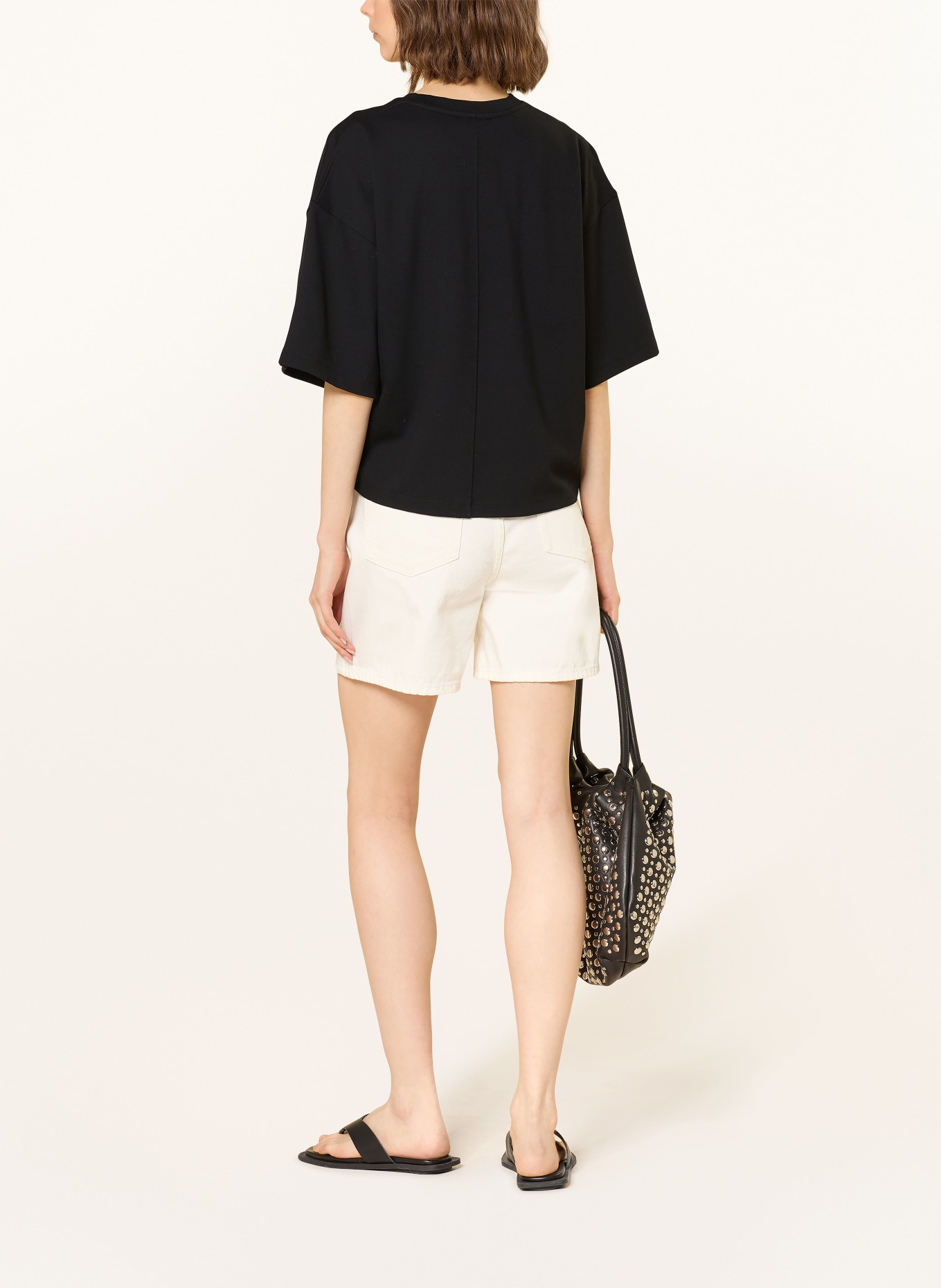 LADNERI Tričko ELODIE: ČERNÁ