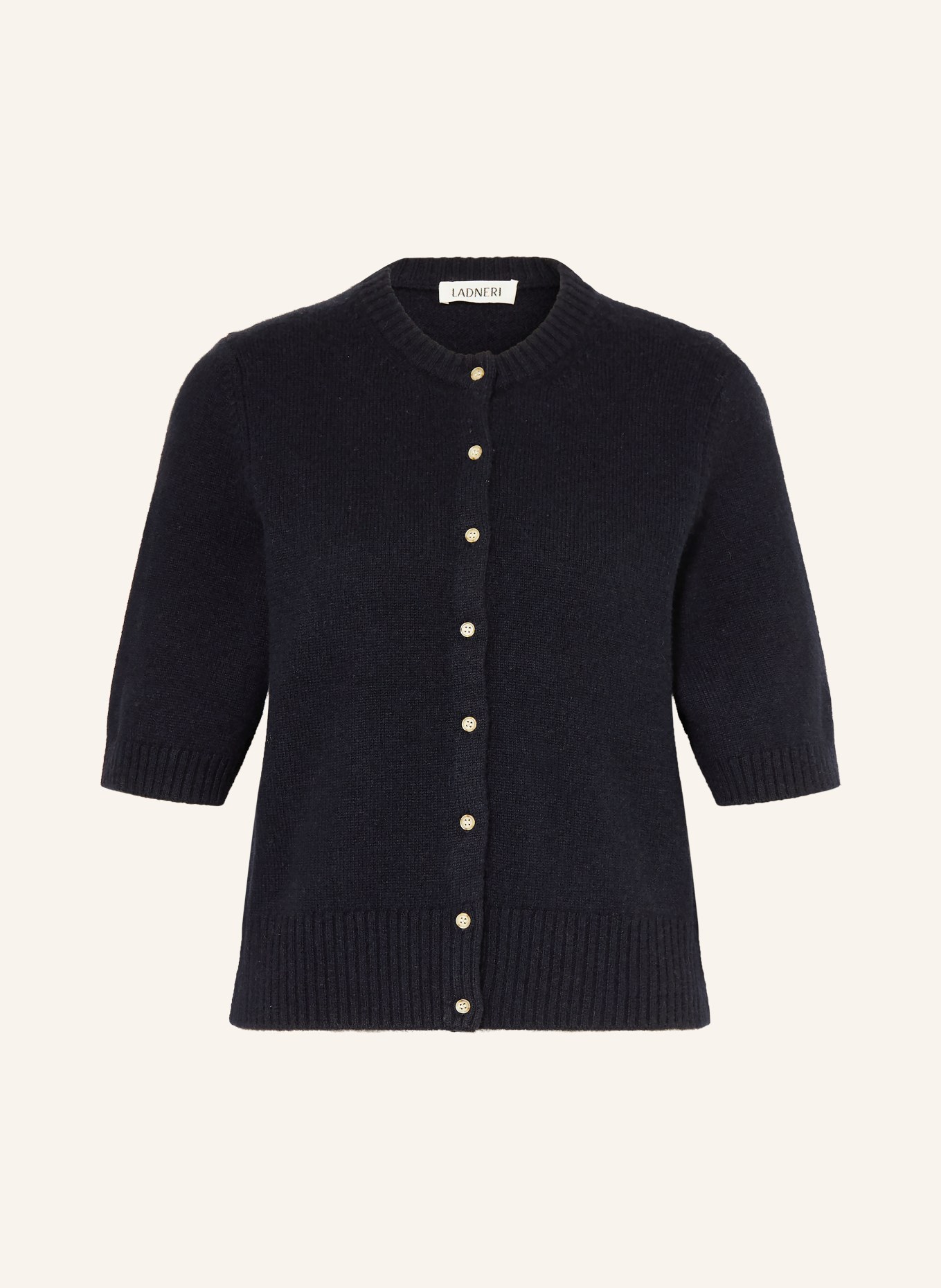 LADNERI Kašmírový svetr: ČERNÁ