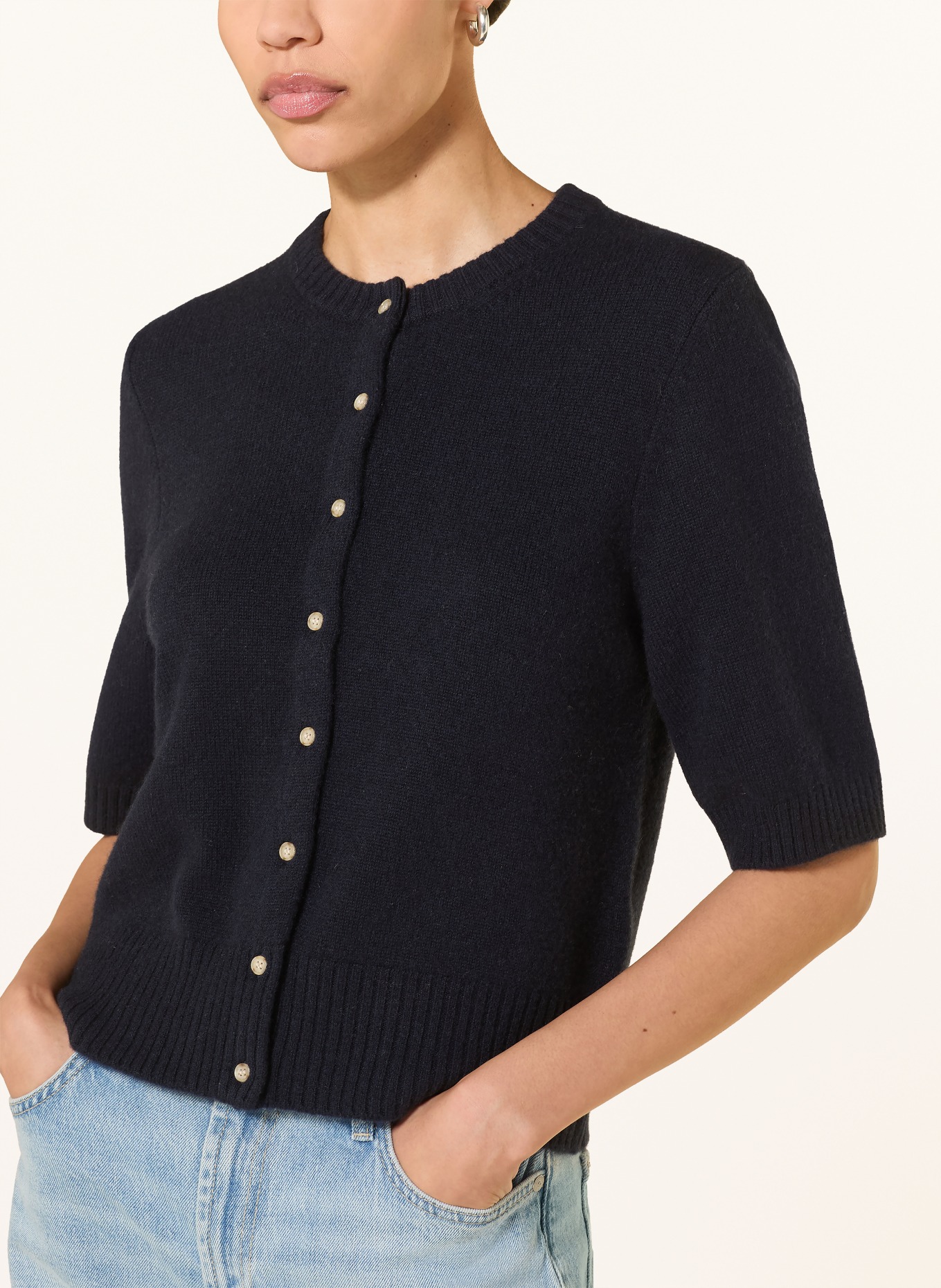 LADNERI Kašmírový svetr: ČERNÁ