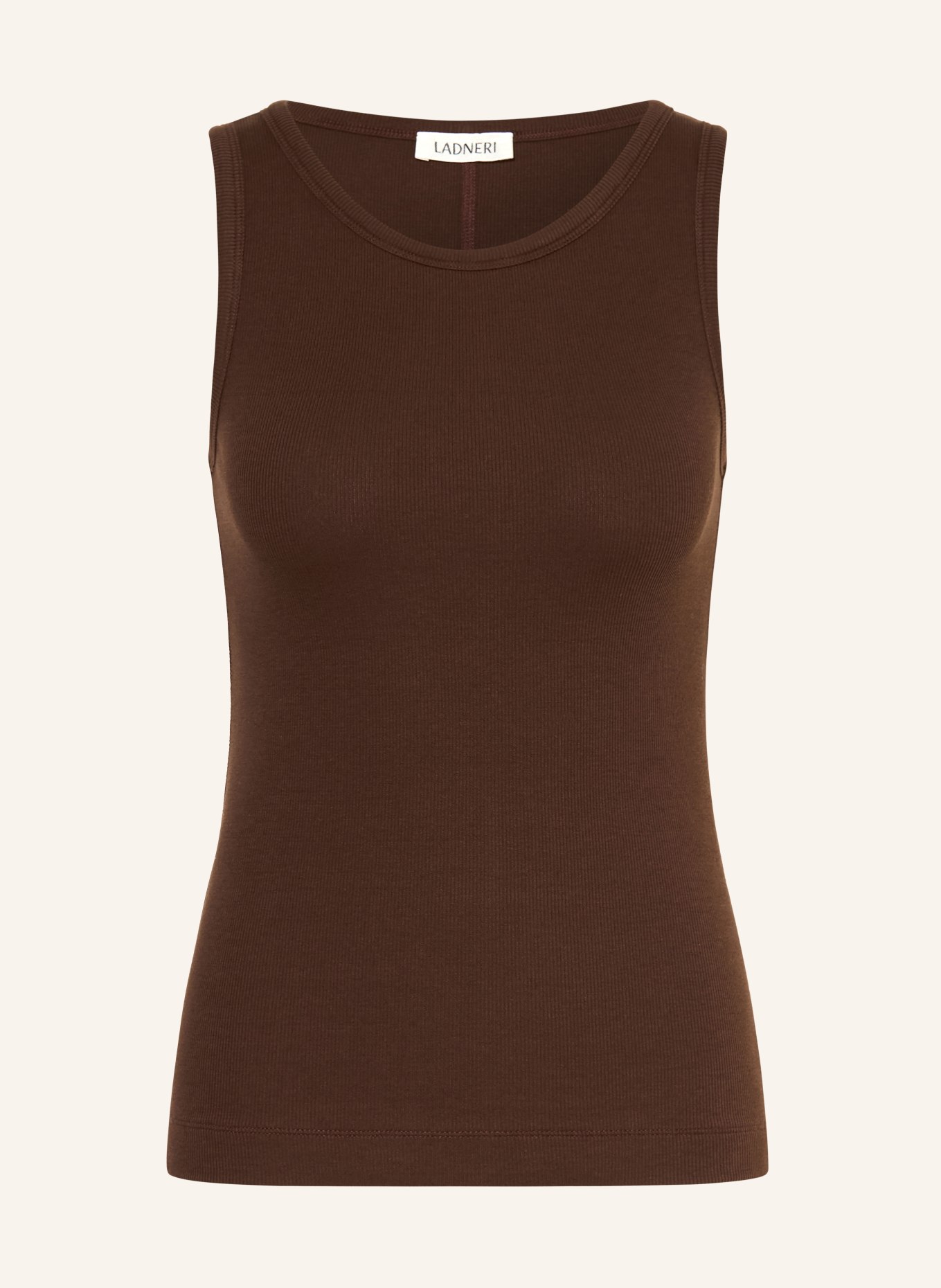LADNERI Top LA COEUR: BROWN