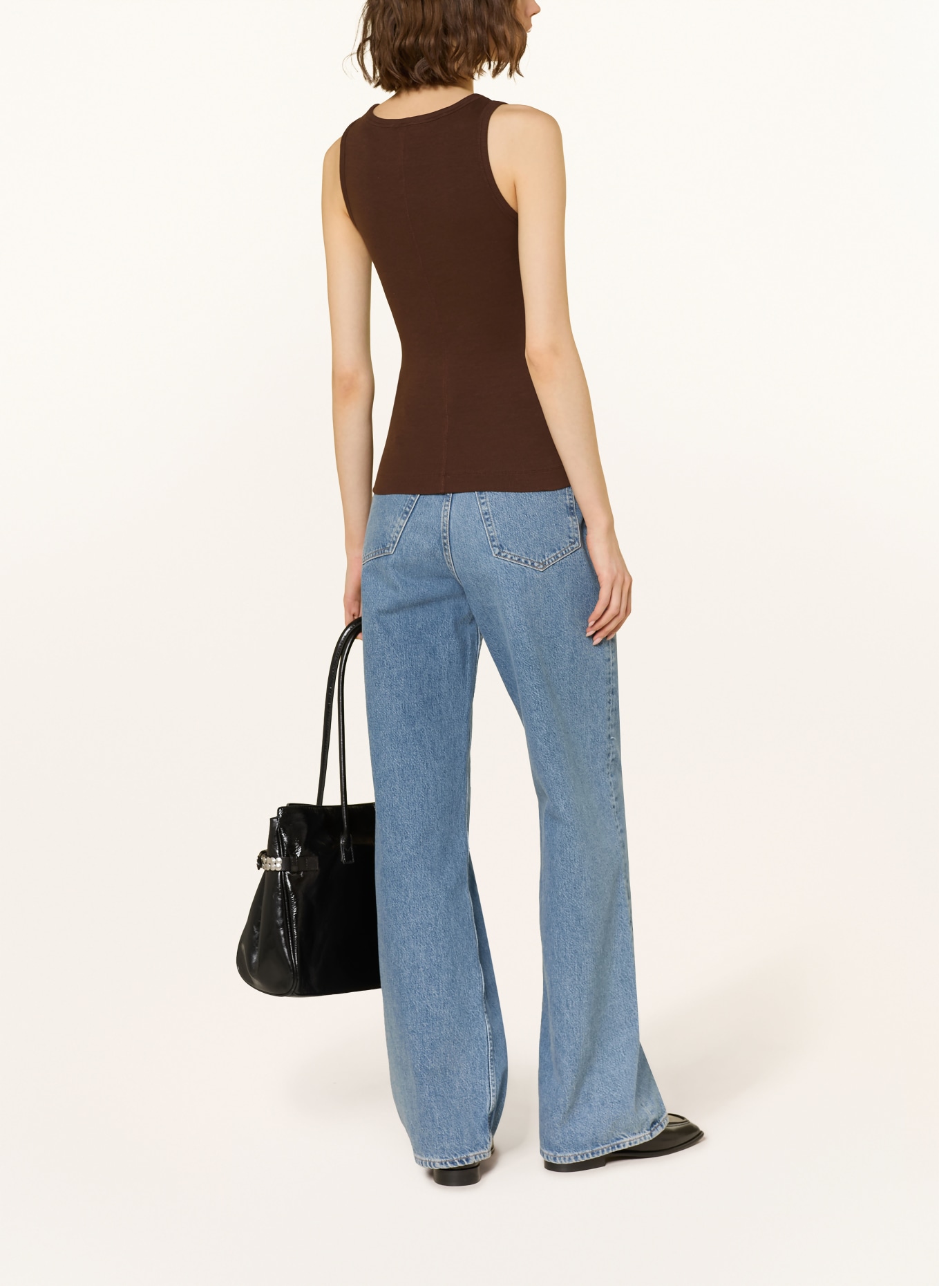 LADNERI Top LA COEUR: BROWN