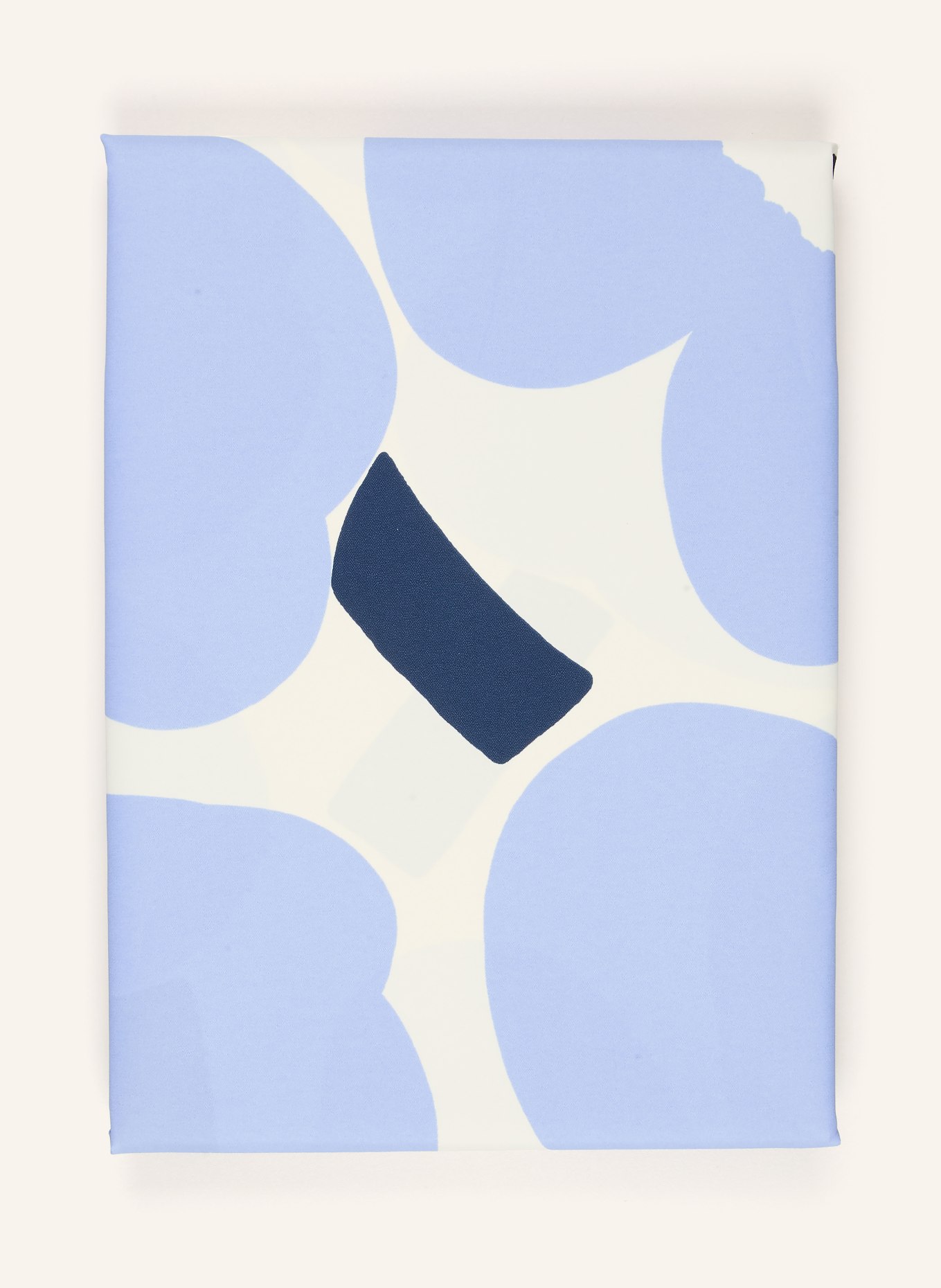 marimekko Duschvorhang UNIKKO: CREME / HELLBLAU / SCHWARZ