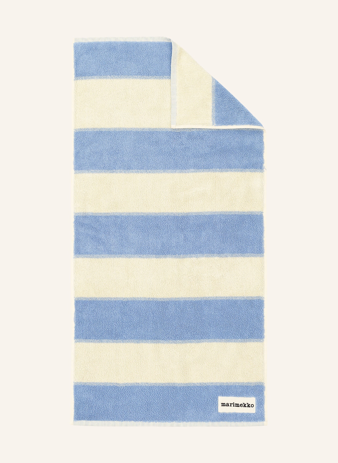 marimekko Handtuch GALERIA: HELLBLAU / ECRU