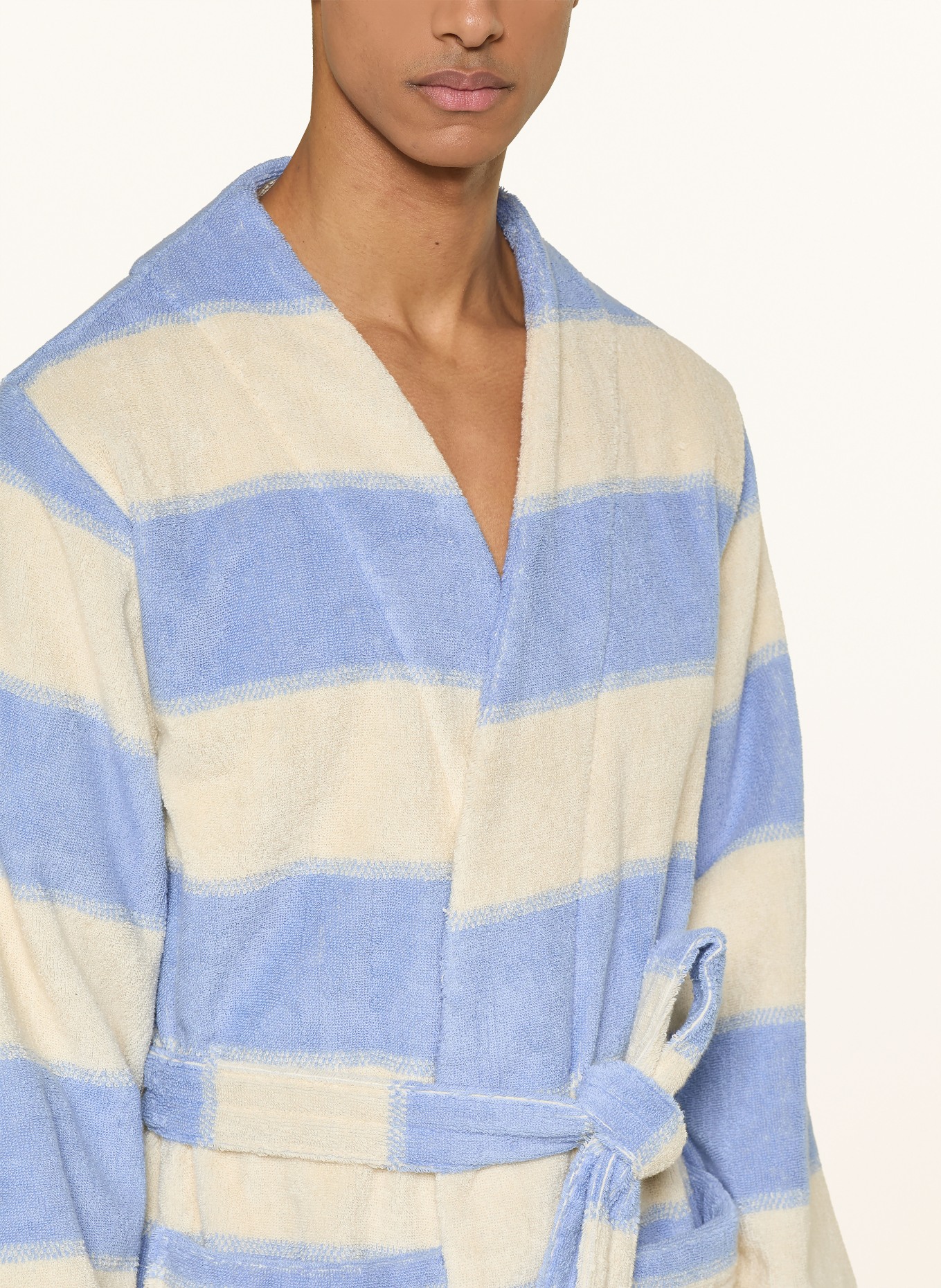 marimekko Szlafrok unisex GALLERIA: JASNONIEBIESKI / ECRU