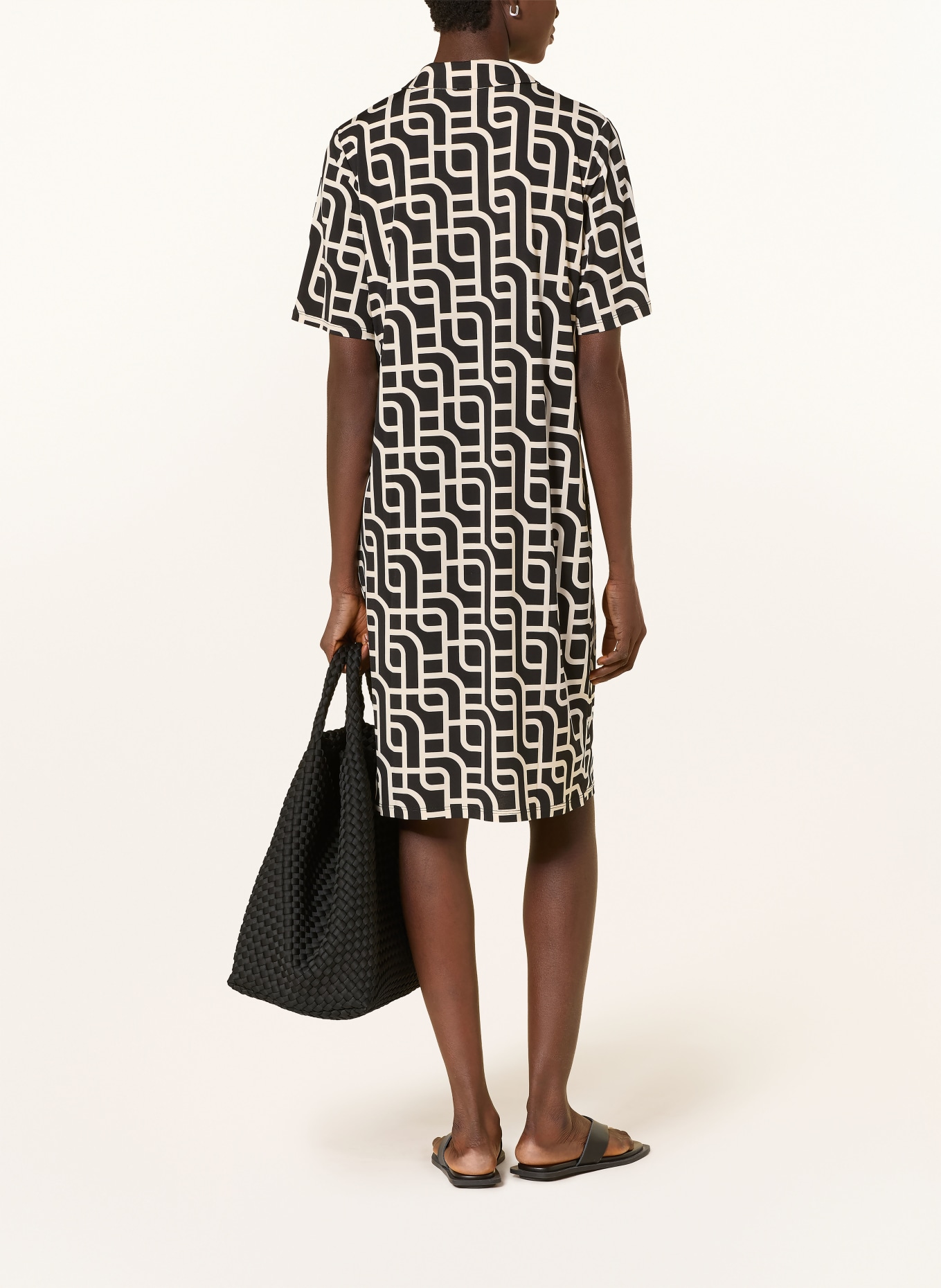 Miss Lagotte robe: NOIR / ÉCRU