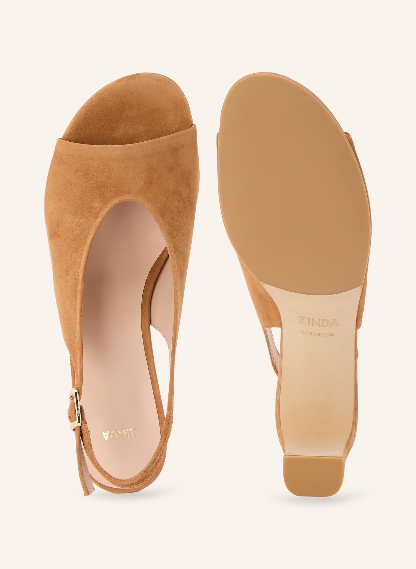 ZINDA Lodičky EVITA: VELBLOUDÍ